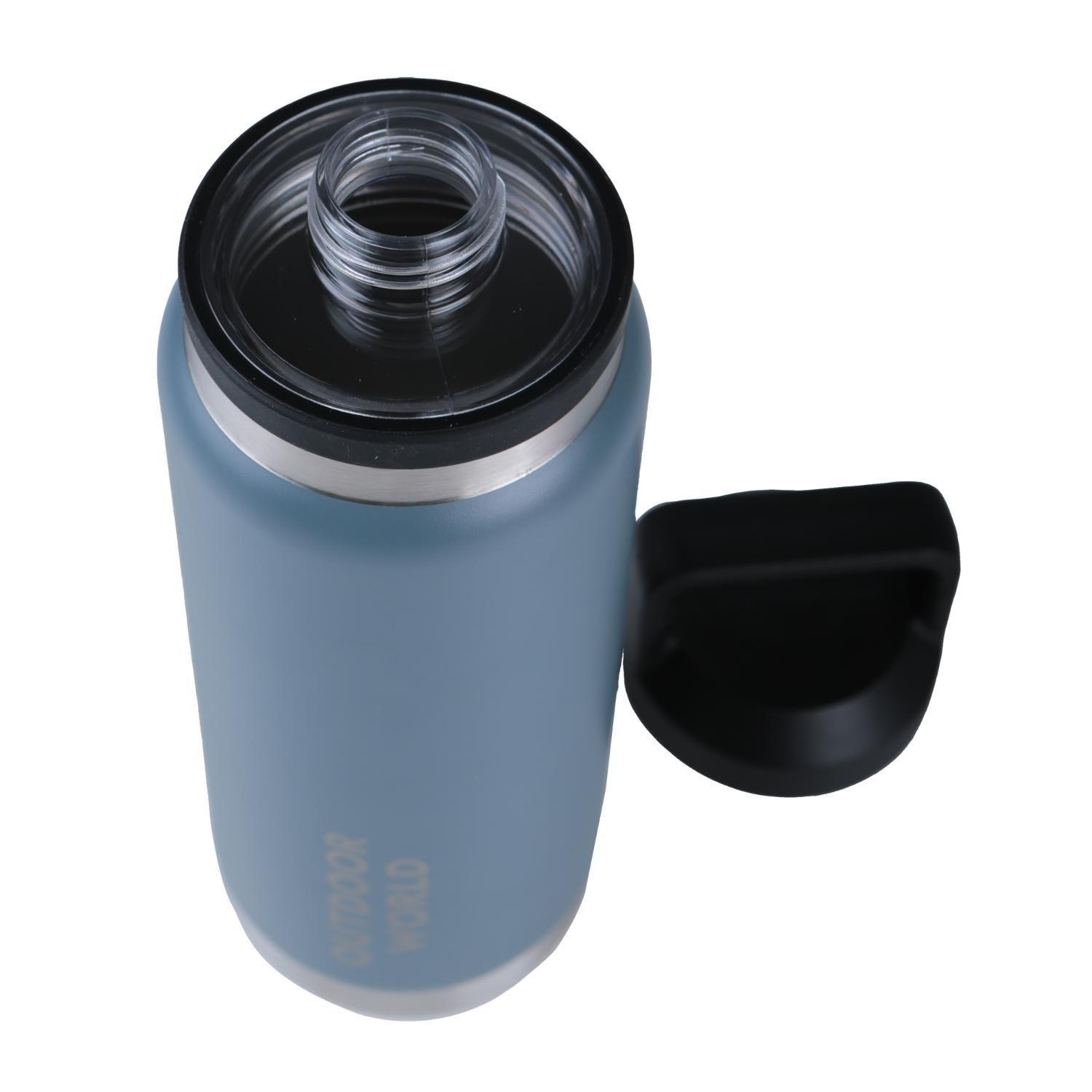 Botella Metálica Térmica Doble Boca Ajustable Angosta y Ancha 800ml Gris-2