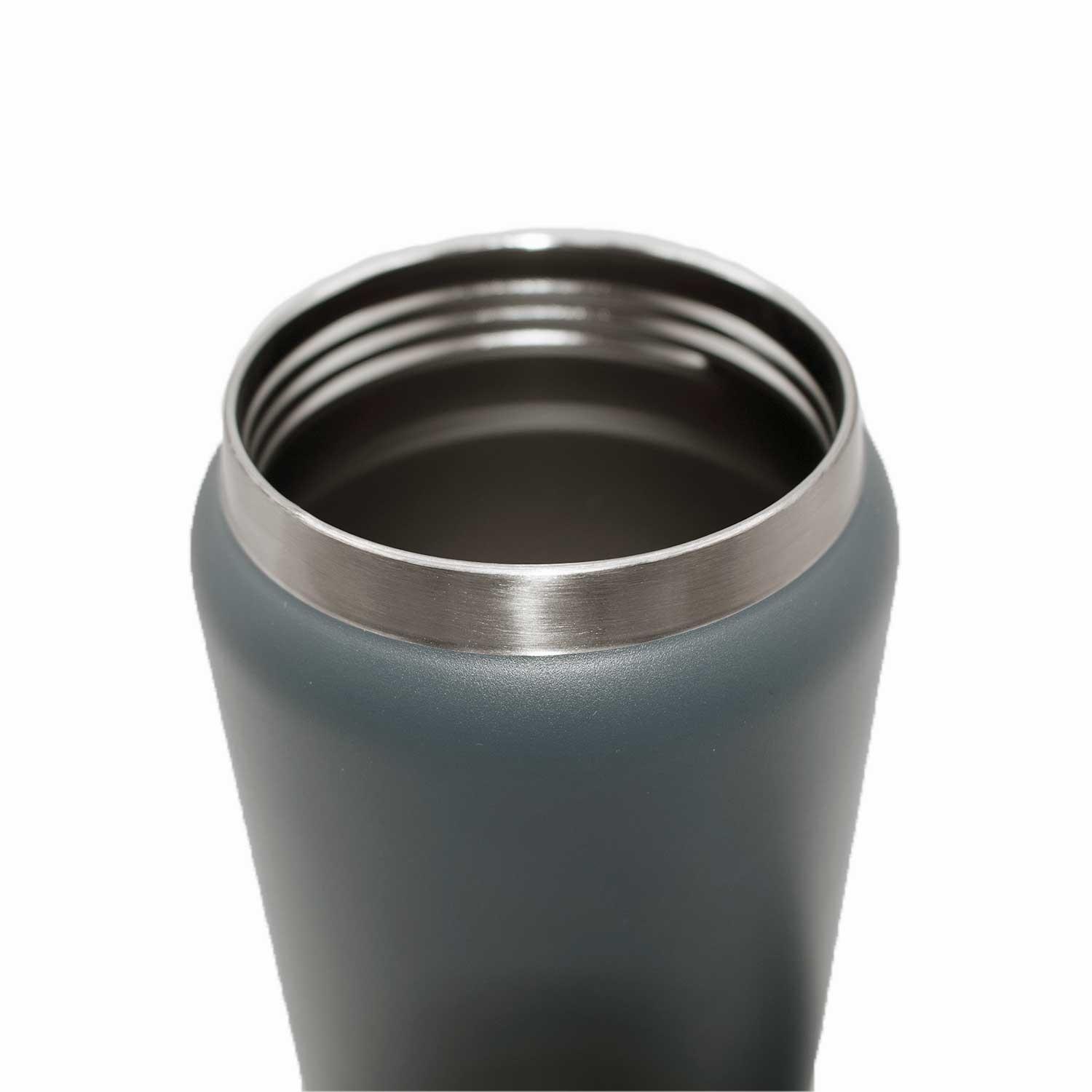 Botella Metálica Térmica Doble Boca Ajustable Angosta y Ancha 800ml Gris-4