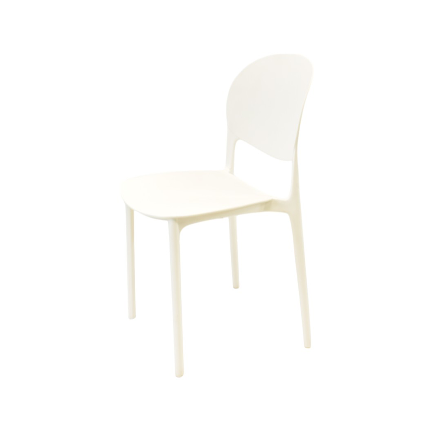 Silla Plástico Apilable Deco Sevilla Blanca Escandinavia-3
