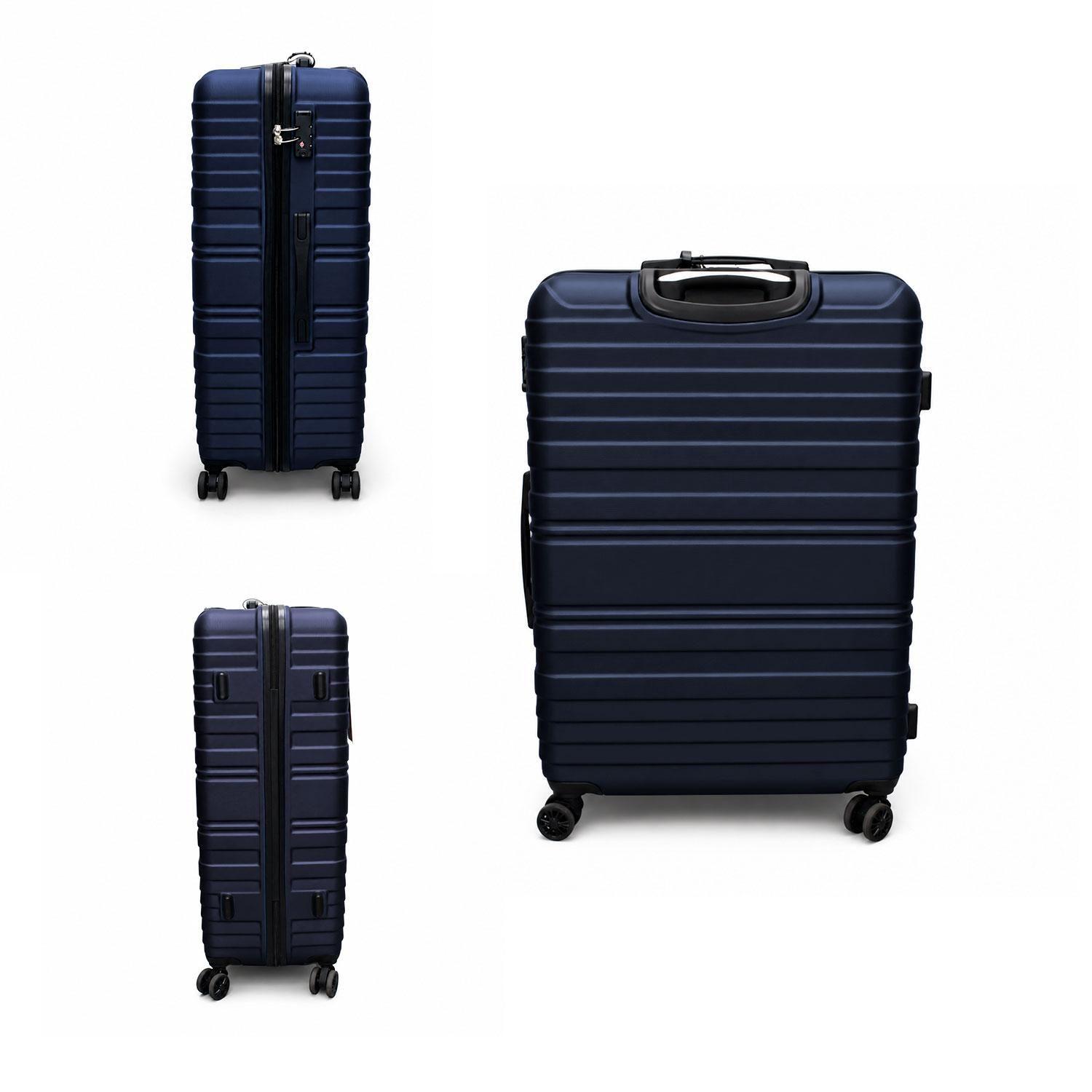 Maleta North Pak Rigida Resistente Ultraliviana 24" 59L Azul-6