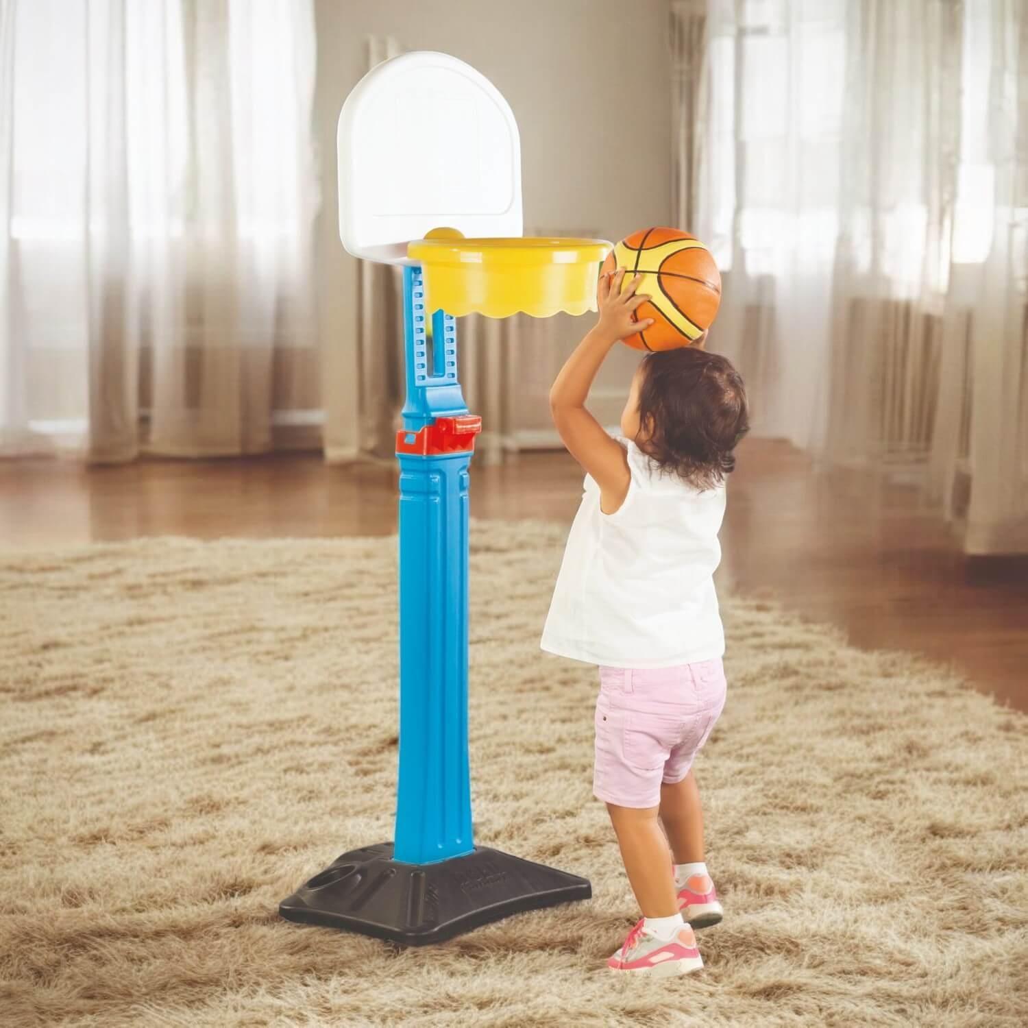 Set Aro Basketball + Pedestal Ajustable a 1,70m Dolu-3