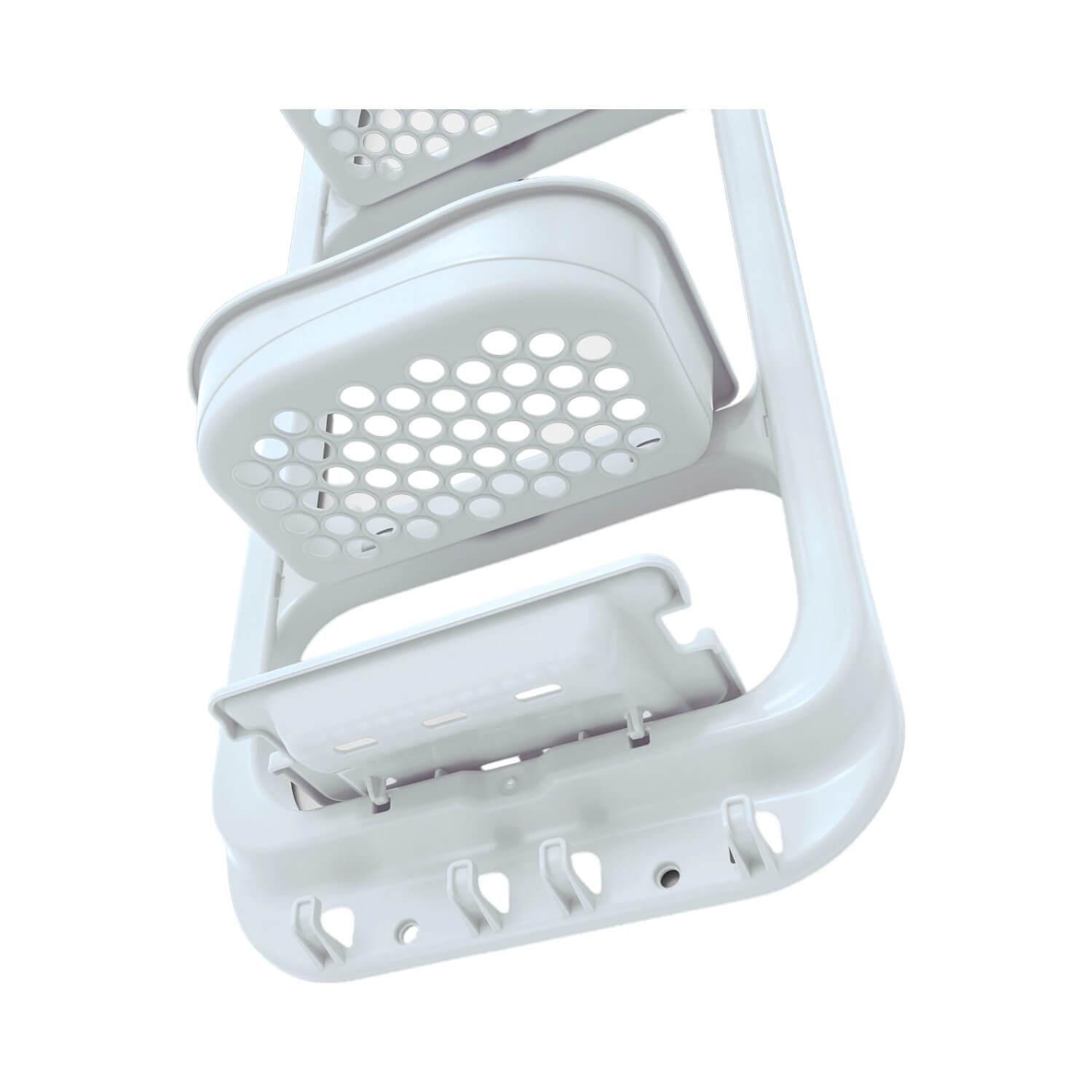 Organizador de Ducha Plastico Blanco Rimax-2