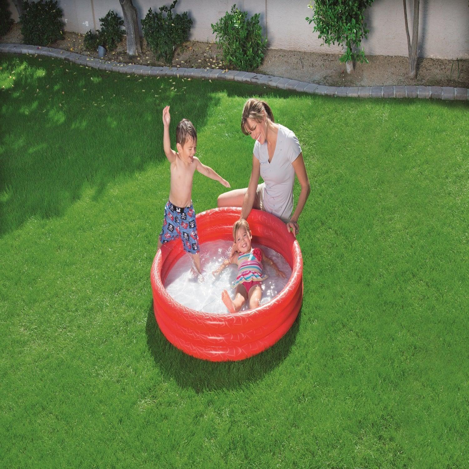 Piscina Inflable Bestway Redonda para niños 122X25Cm-4