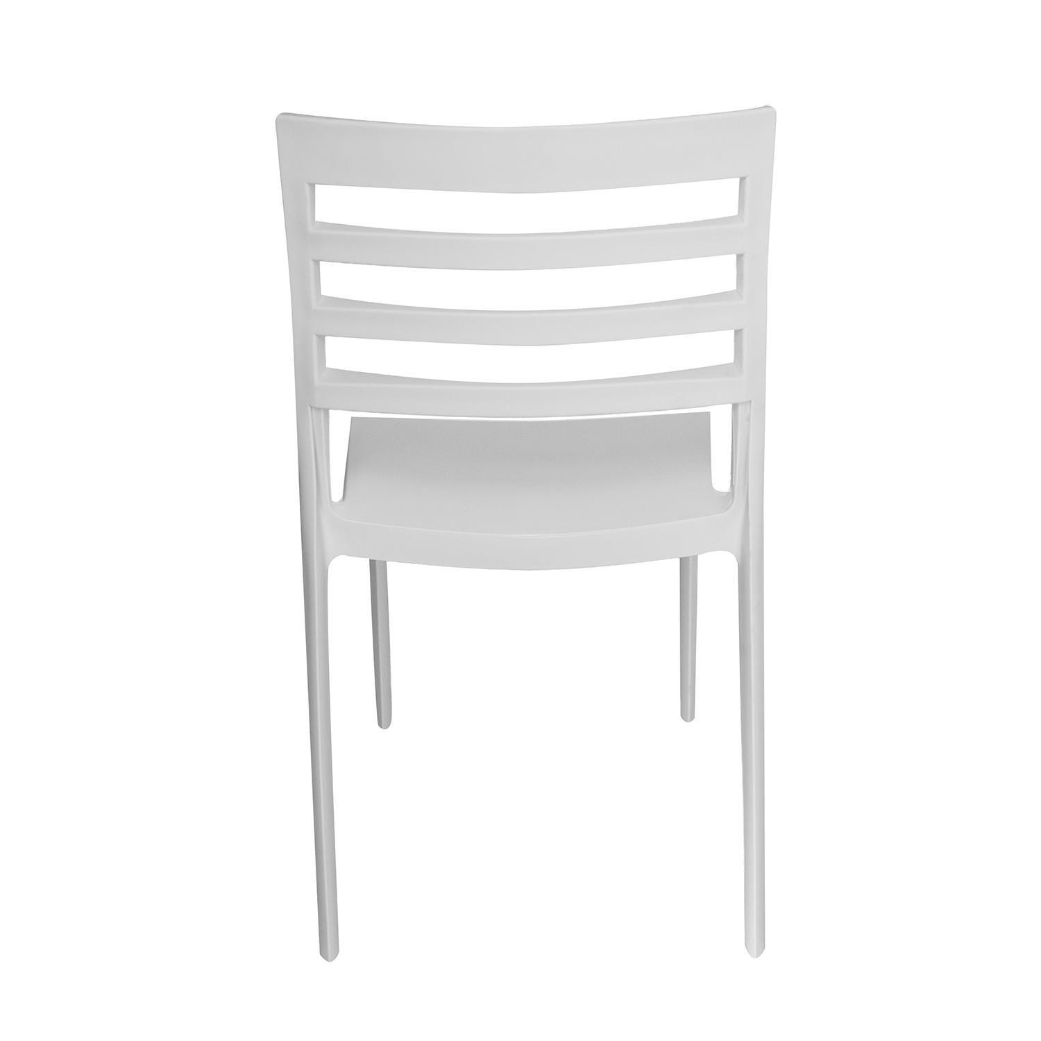 Silla Plástico Apilable Deco Nybro Blanca Escandinavia-3