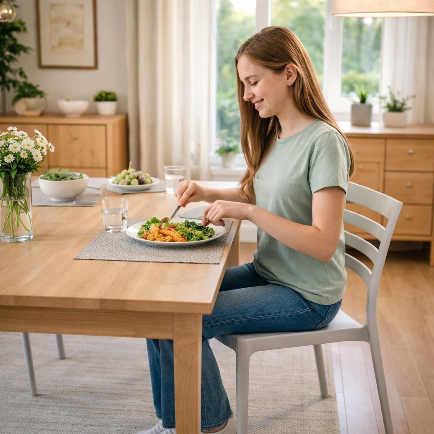 Silla Plástico Apilable Deco Nybro Blanca Escandinavia-5