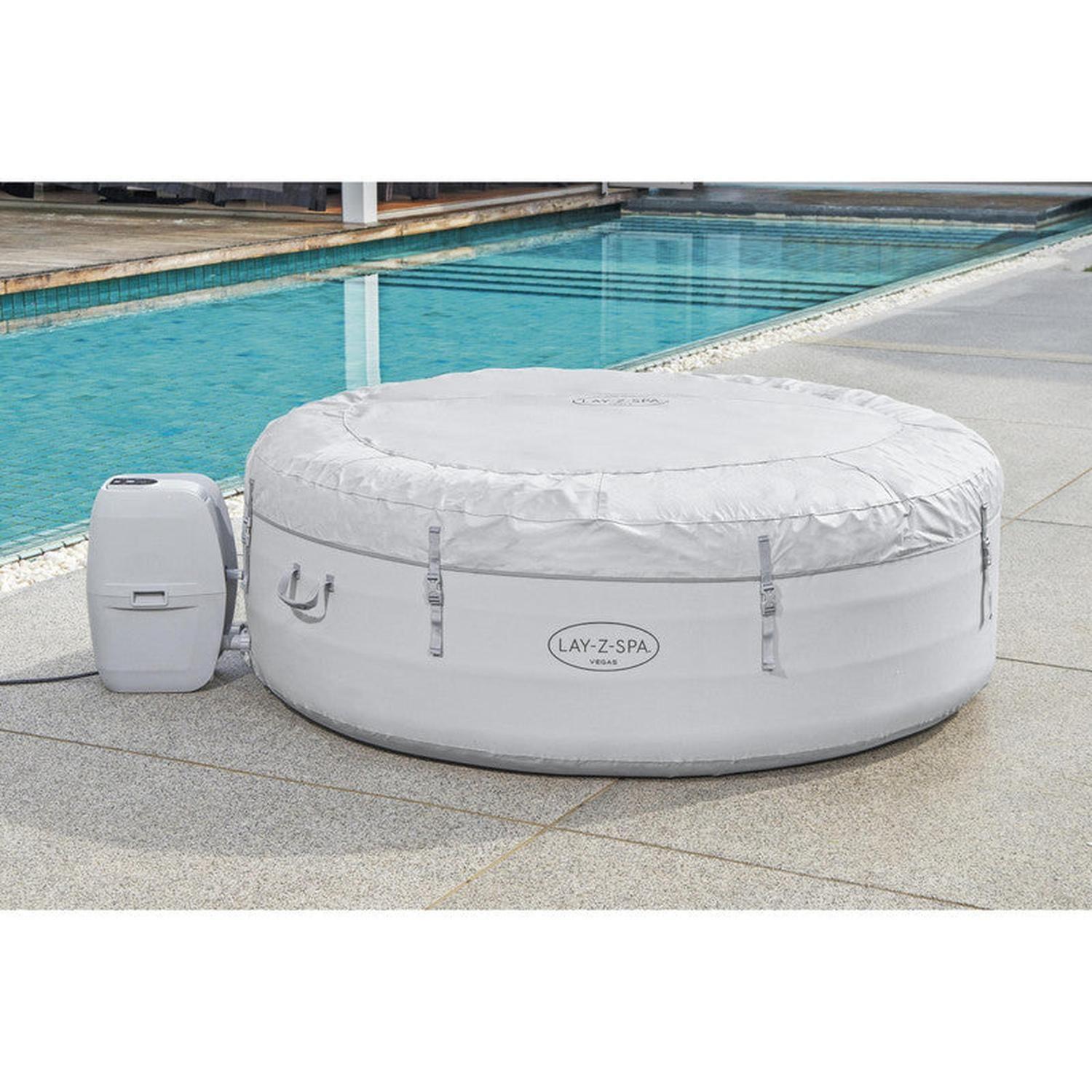 Hot Tub Spa Jacuzzi Inflable Vegas 6 Personas Bestway-3