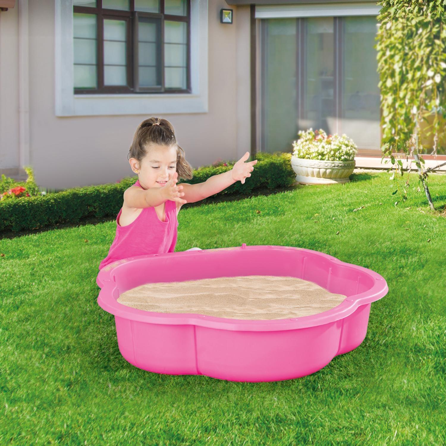 Arenero para niños rosado 20x88x78,5cm Dolu-2