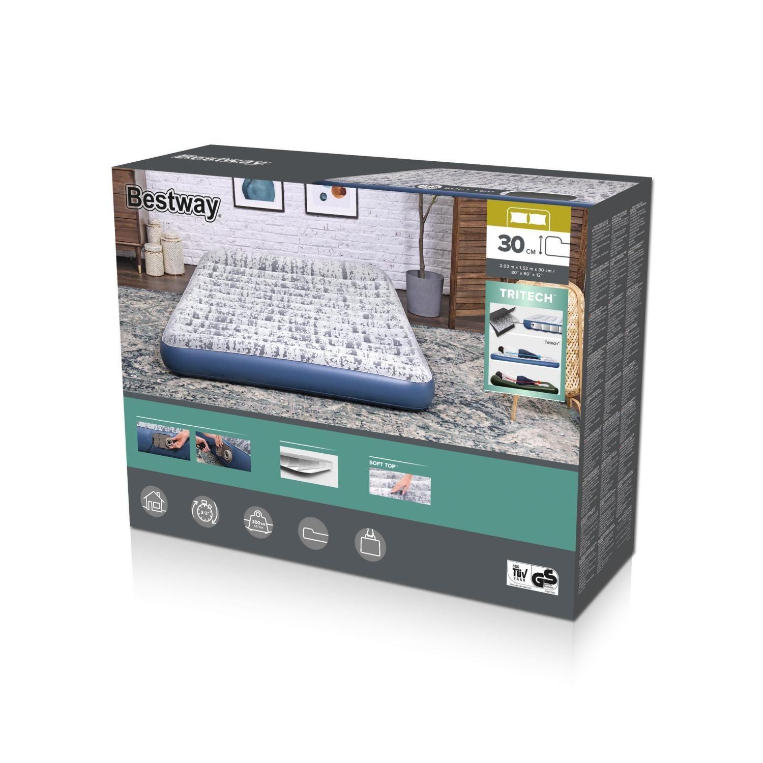 Colchón Inflable Eléctrico Queen 203 x 152 x 30cm Bestway-5