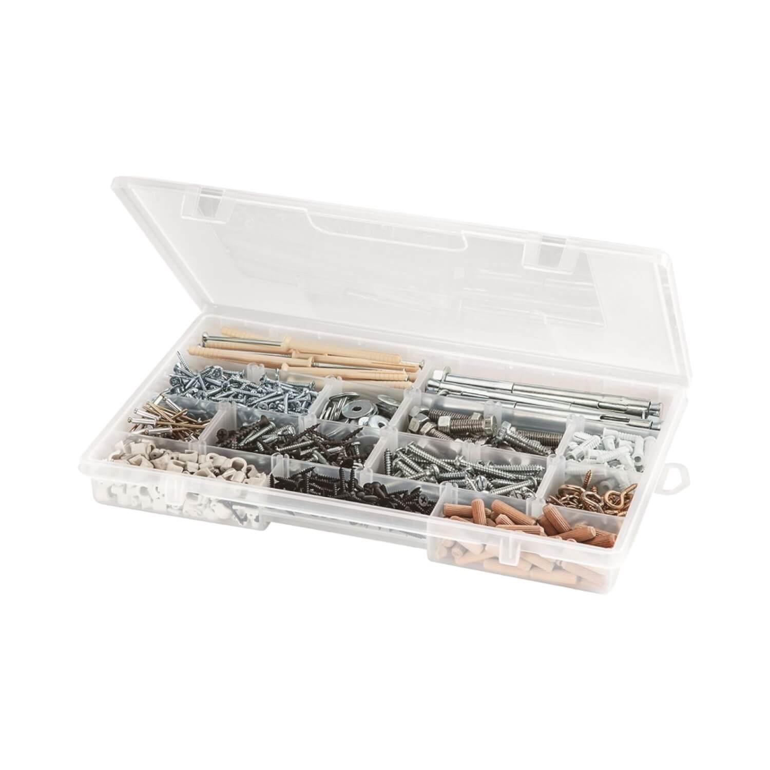 Caja de plastico multiuso L 21 compartimientos Rimax-3