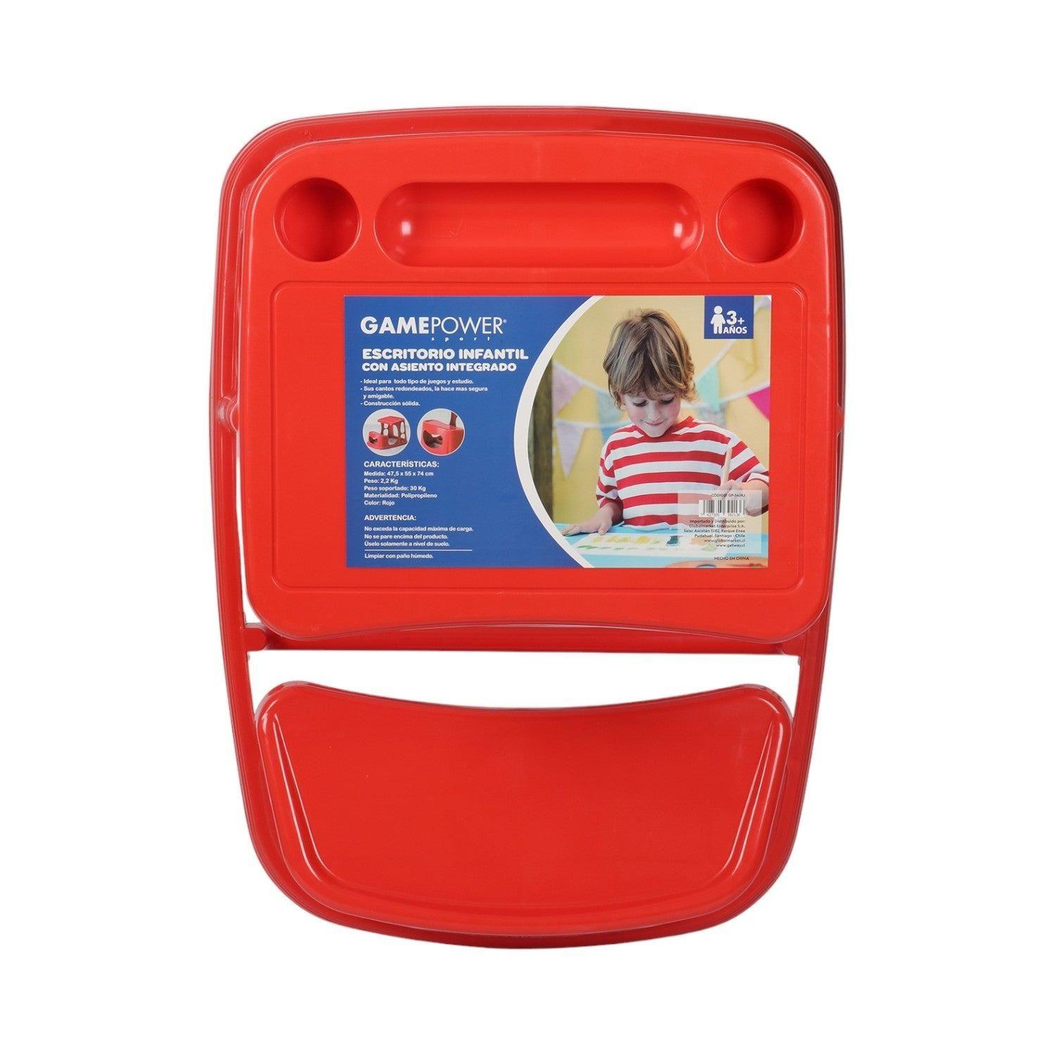 Mesa Escritorio con Asiento Para Niños 47x55x74cm Gamepower-5