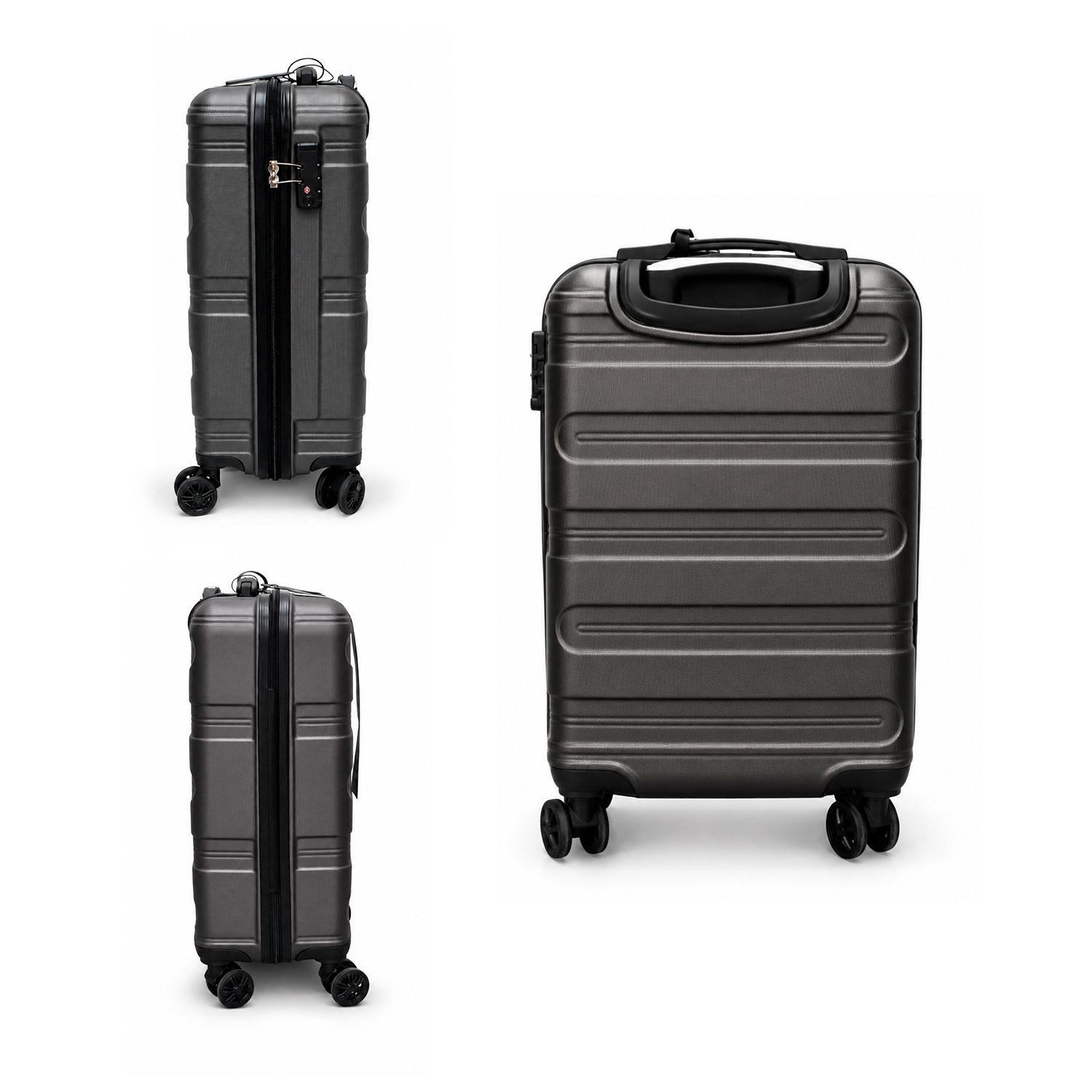 Maleta North Pak Viaje Cabina Equipaje Mano 20" 36L Gris-7