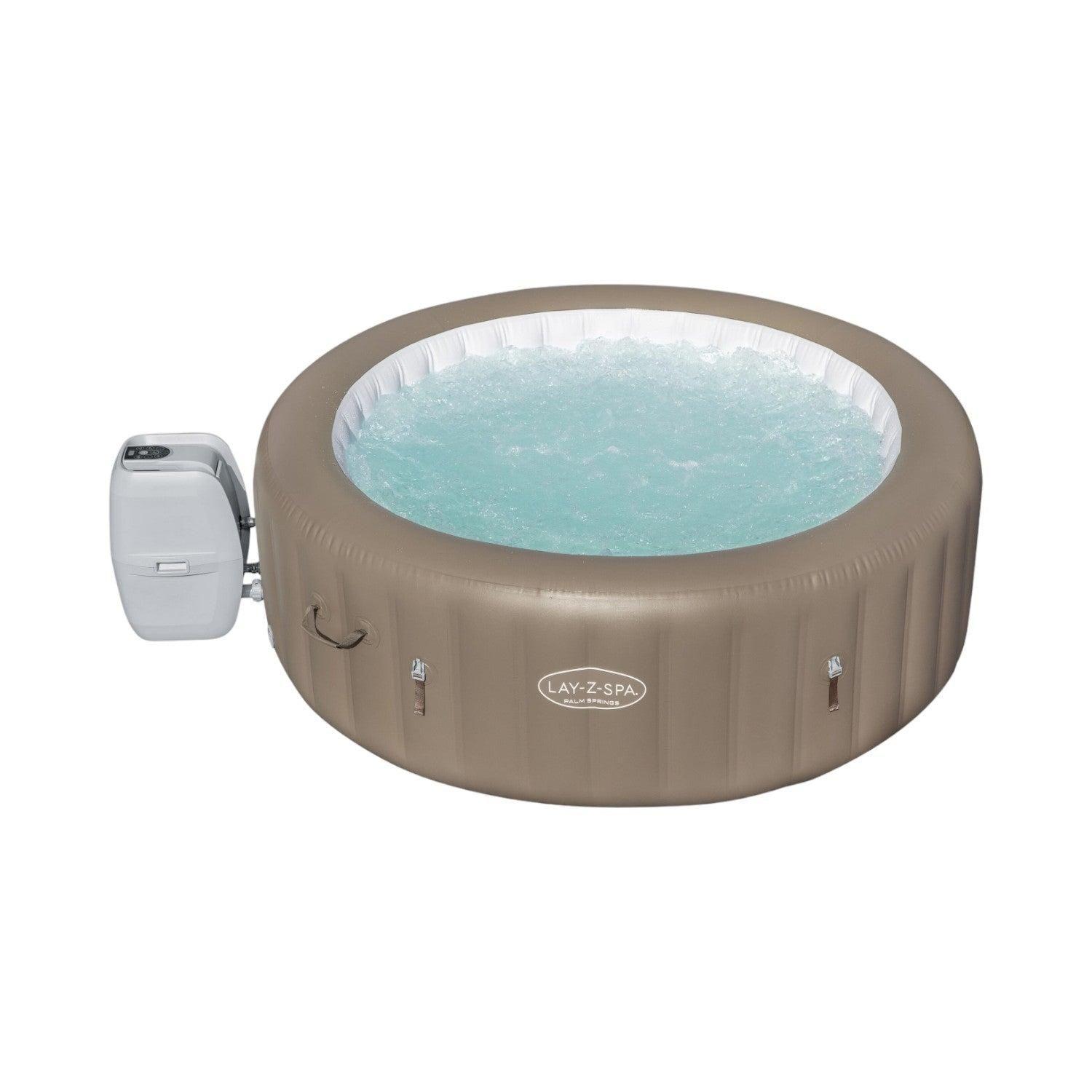 Hot Tub Spa Jacuzzi Inflable Palm Spring 6 Personas Bestway-0