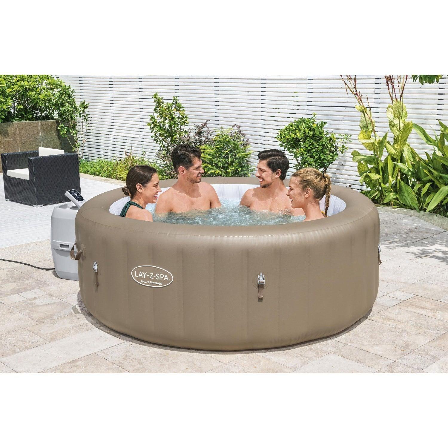 Hot Tub Spa Jacuzzi Inflable Palm Spring 6 Personas Bestway-1