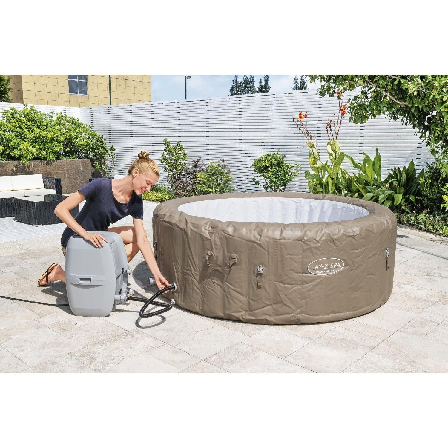 Hot Tub Spa Jacuzzi Inflable Palm Spring 6 Personas Bestway-6