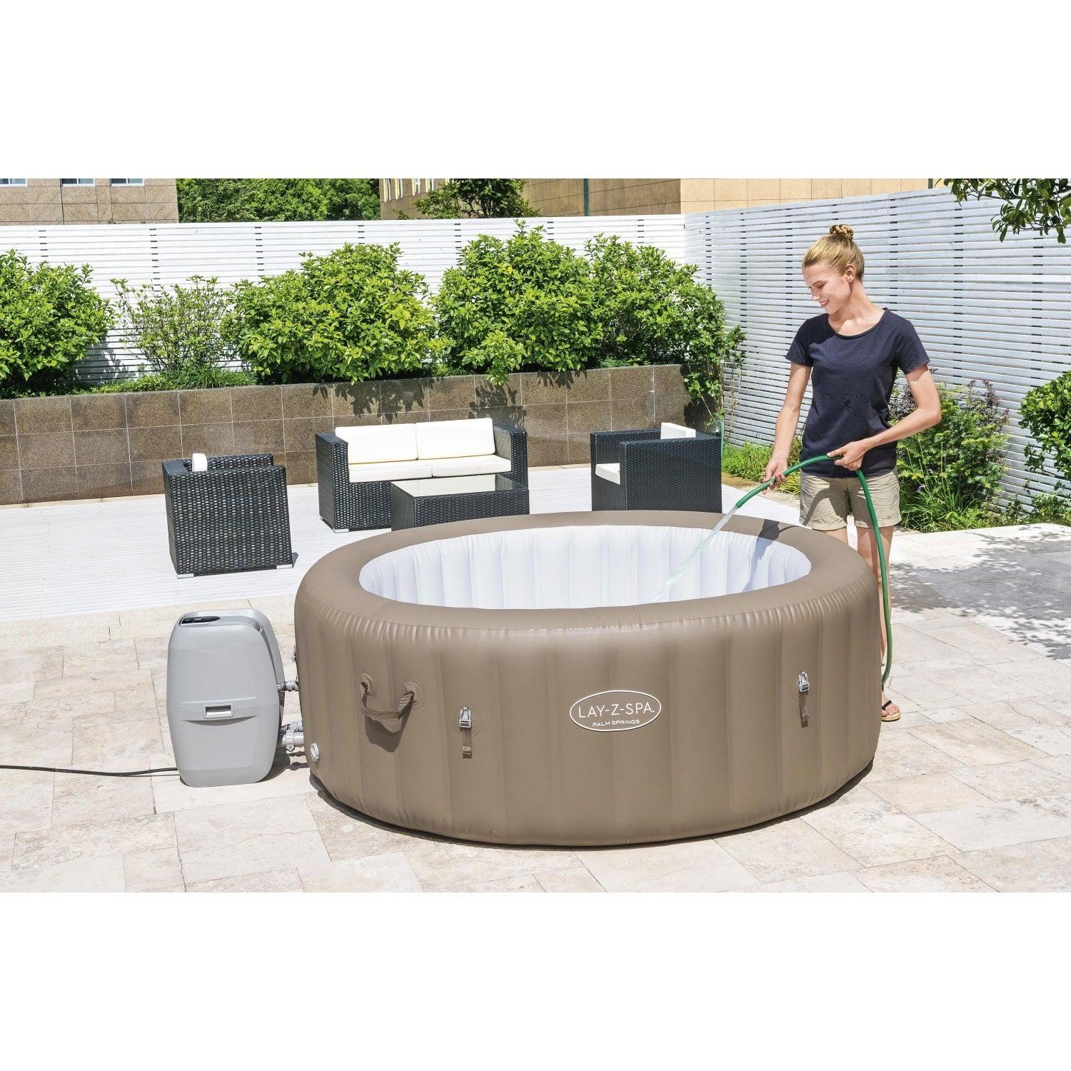 Hot Tub Spa Jacuzzi Inflable Palm Spring 6 Personas Bestway-8