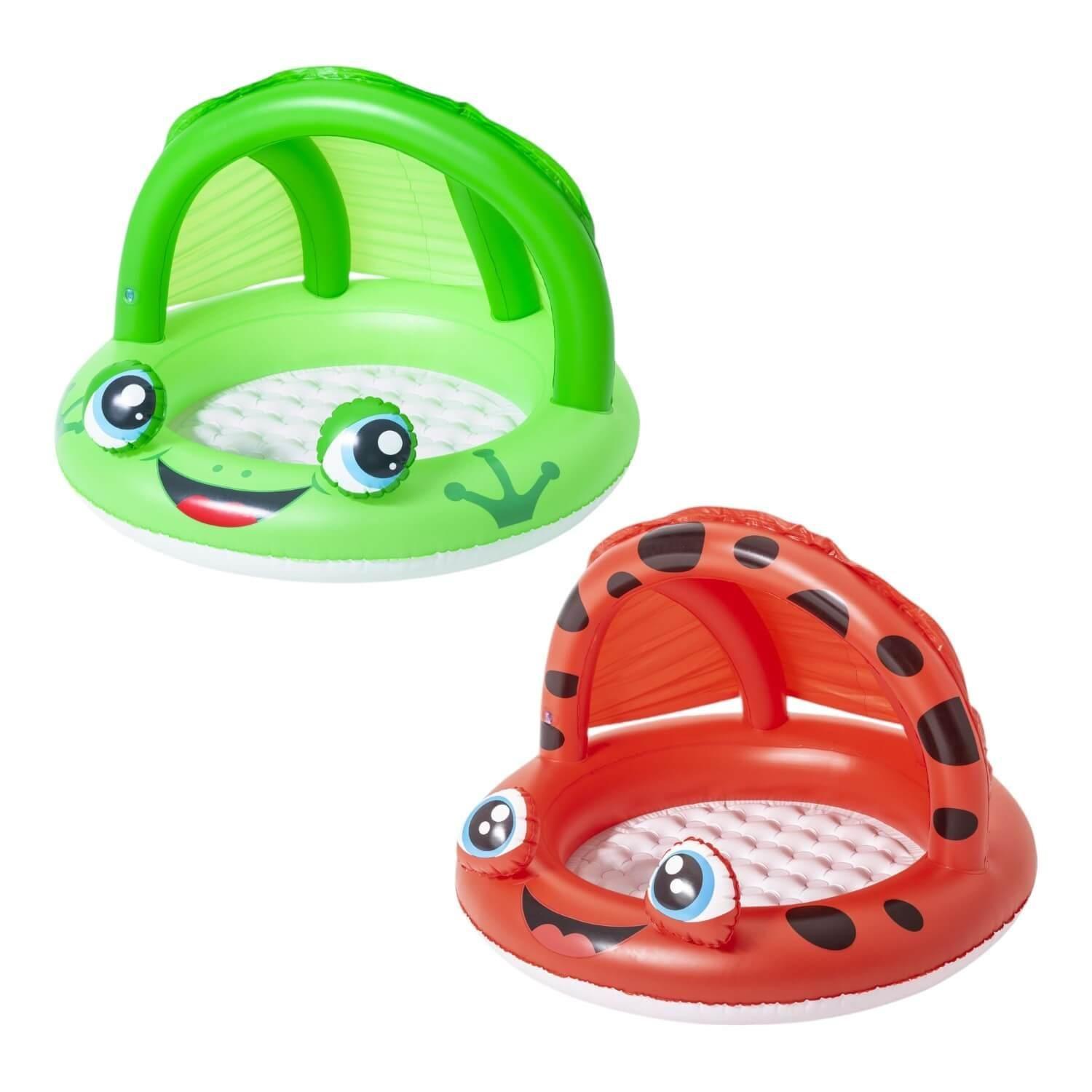 Piscina Inflable Bestway Con Sombra Para Bebés 97X66Cm-0