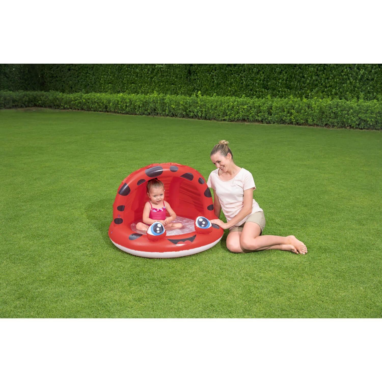 Piscina Inflable Bestway Con Sombra Para Bebés 97X66Cm-5