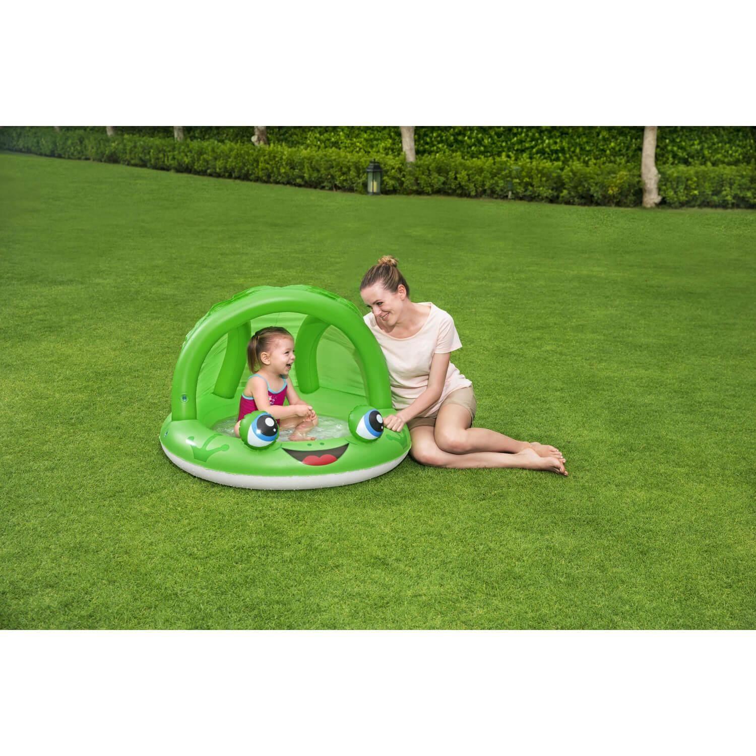 Piscina Inflable Bestway Con Sombra Para Bebés 97X66Cm-6