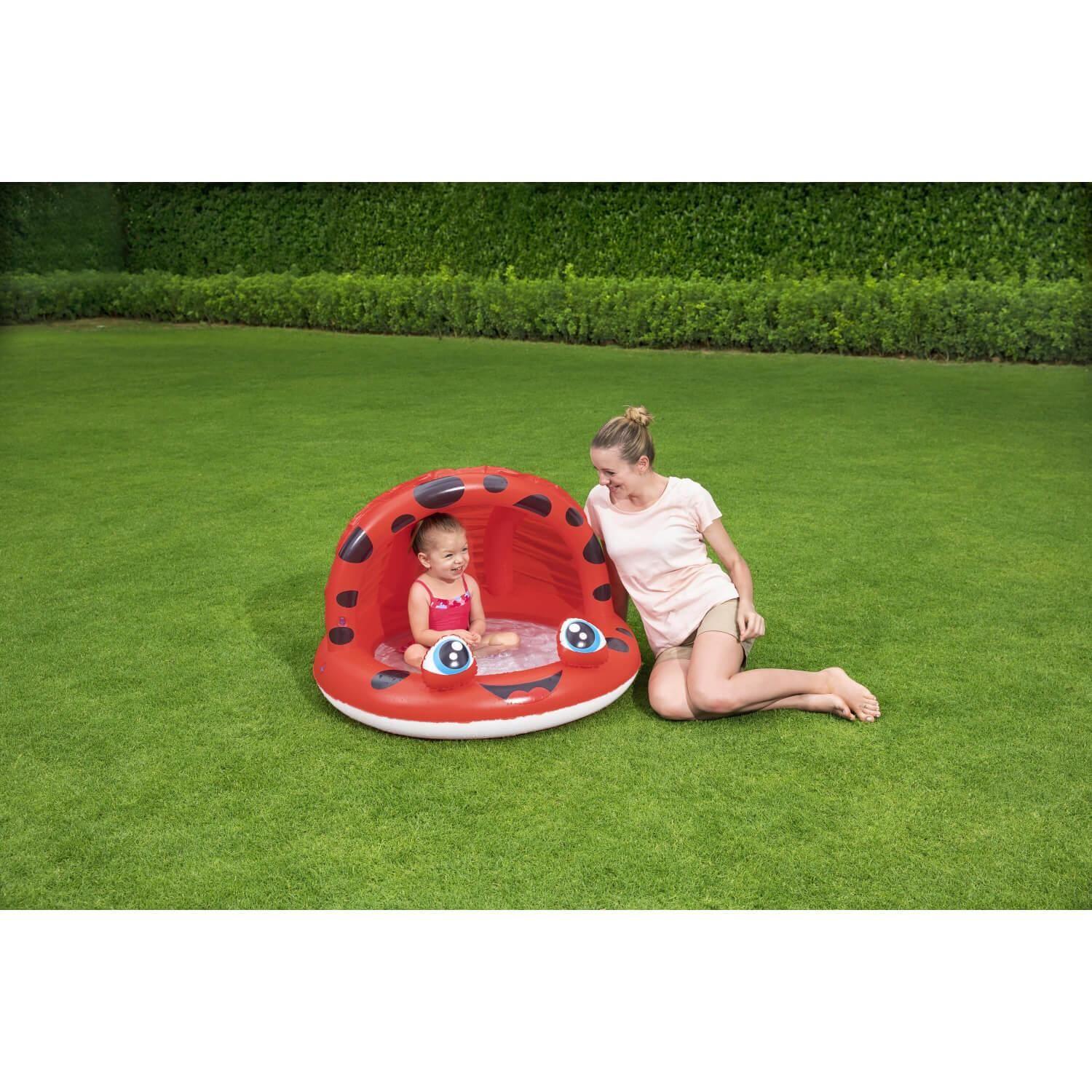 Piscina Inflable Bestway Con Sombra Para Bebés 97X66Cm-7