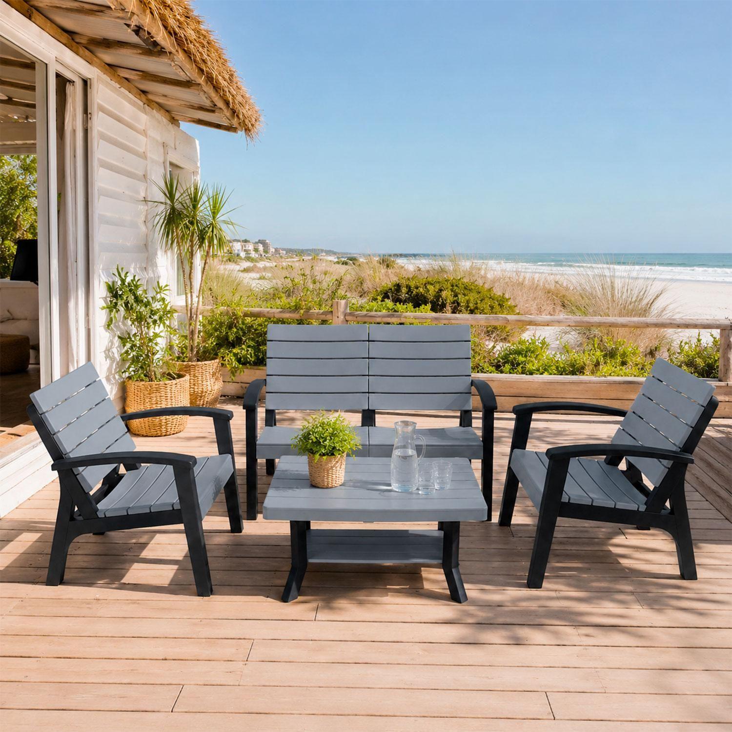 Juego Set Living Terraza Rostock 4 personas Northwest-6