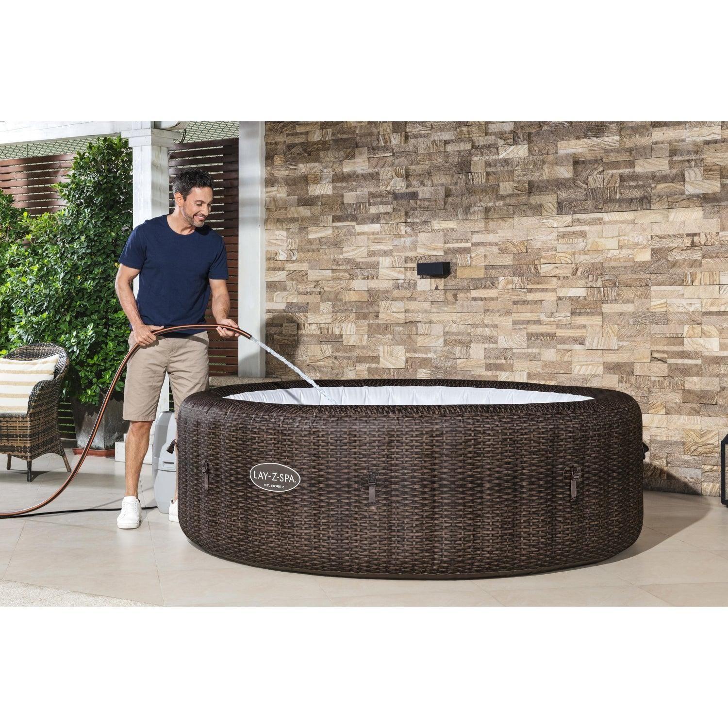 Hot Tub Spa Jacuzzi Inflable St. Moritz 7 Personas Bestway-8