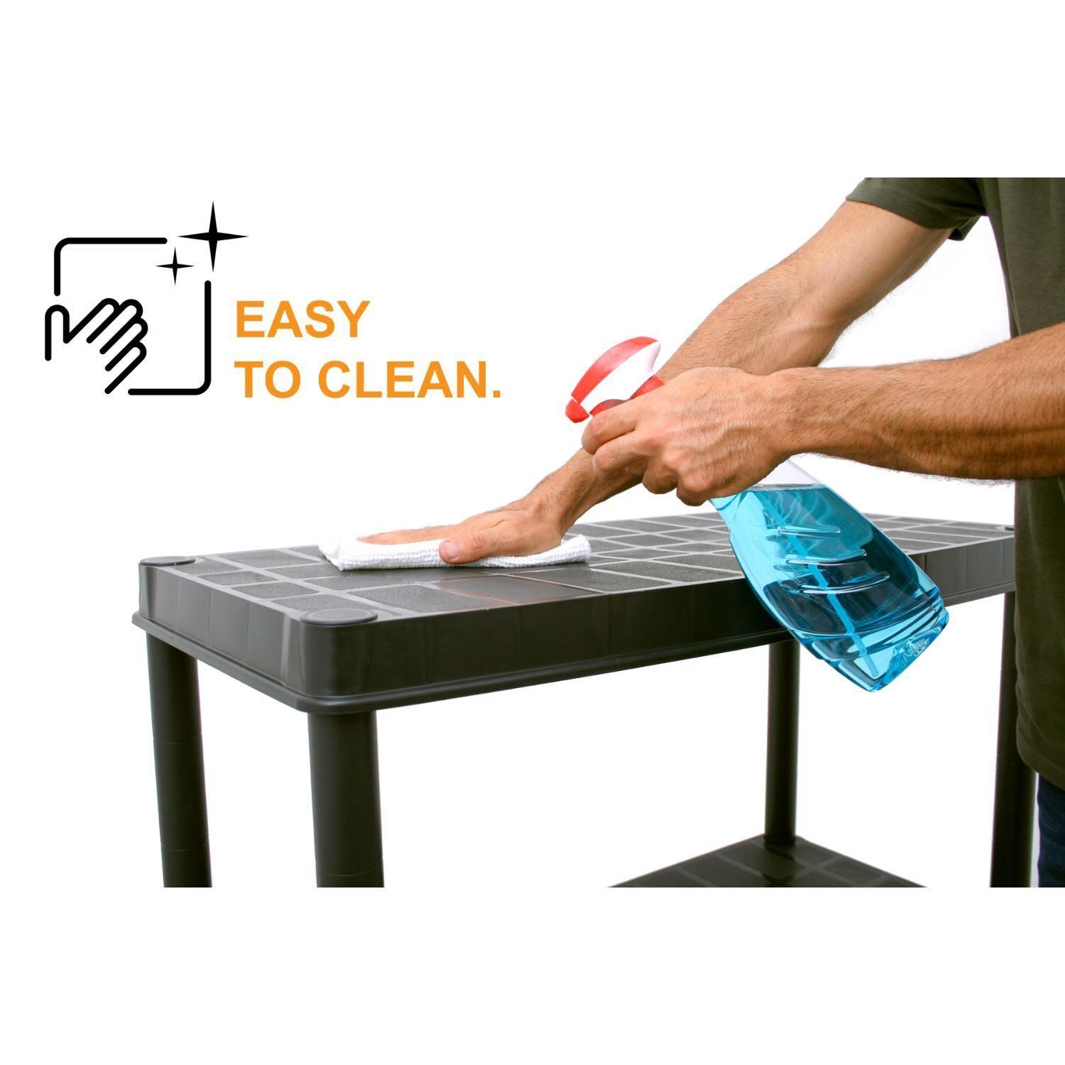 Estante Repisa Rack Plástico 5 niveles 185x45,5x91cm Deluxe-4