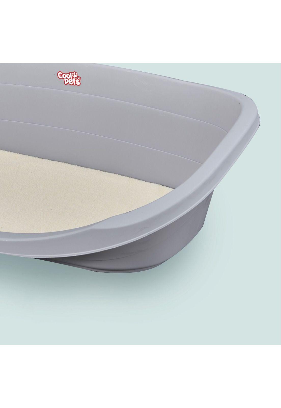 Cama De Mascota Con Cojín M Gris 62×43.2×22.5 Cms Coolpets-2