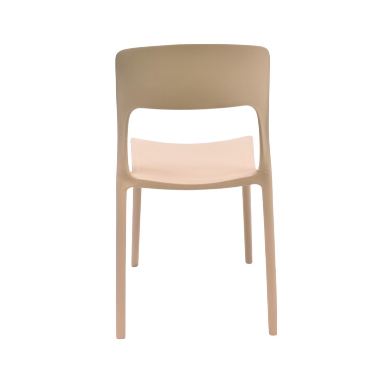 Silla Plástico Apilable Deco Nuremberg Beige Escandinavia-3