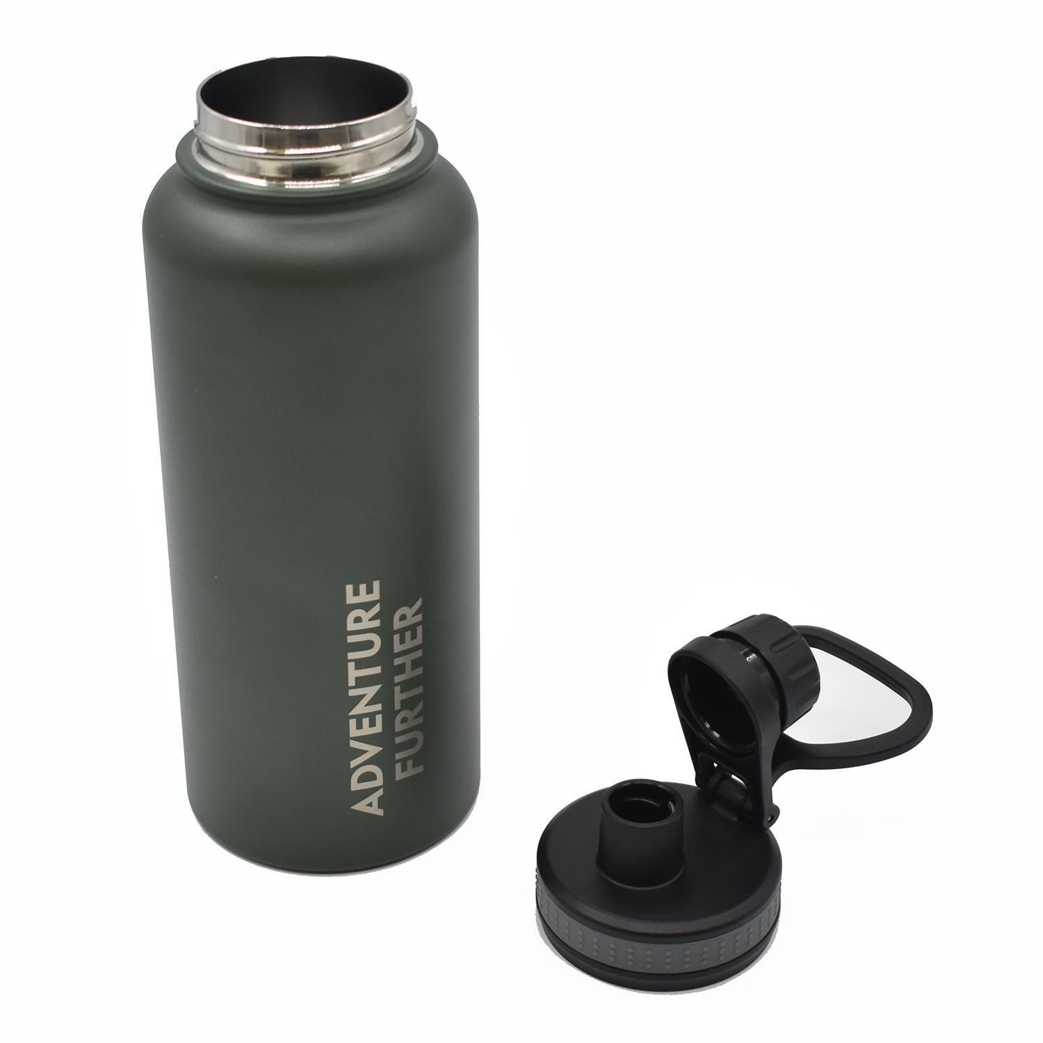 Botella Metálica Térmica Insulada 900ml Verde NatGeo-3
