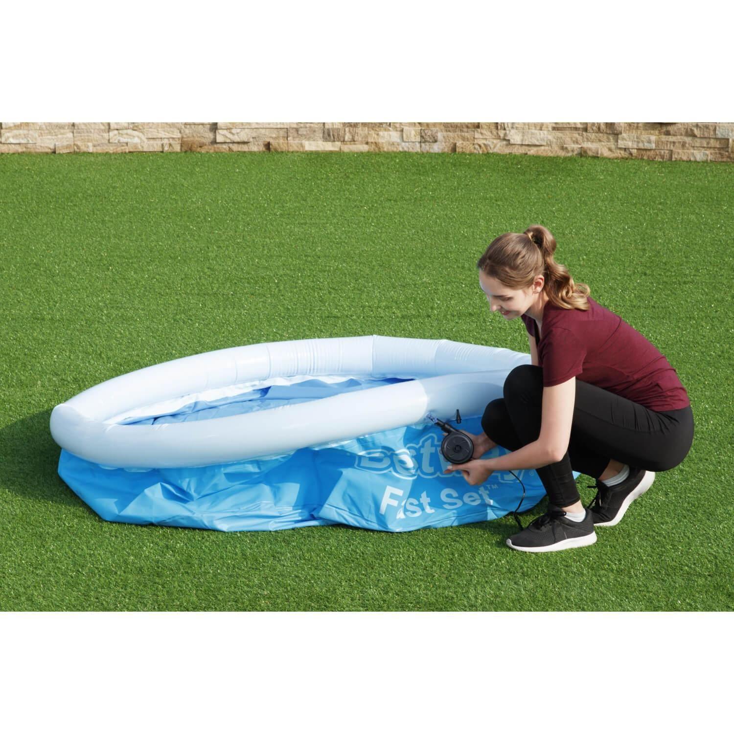 Piscina Bestway Redonda Fácil Armado 1.83MX51Cm Azul-4