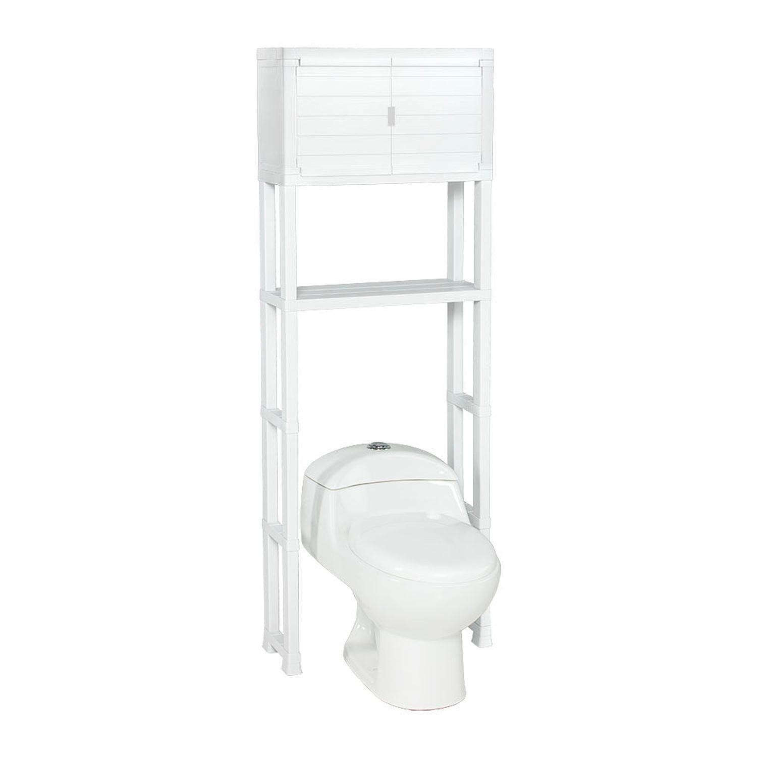 Estante Organizador Para Baño Blanco 61x25x171Cms Rimax-0