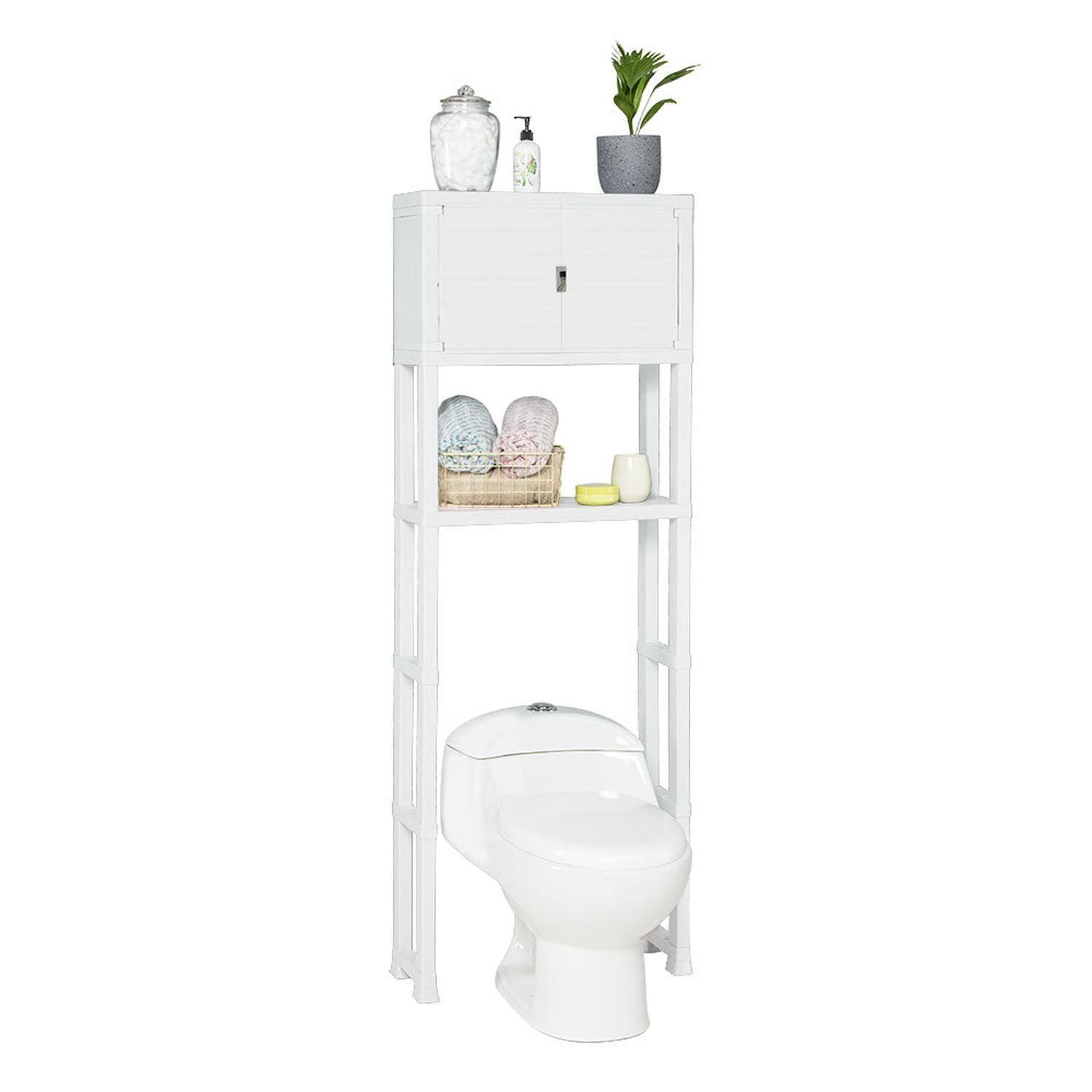 Estante Organizador Para Baño Blanco 61x25x171Cms Rimax-1