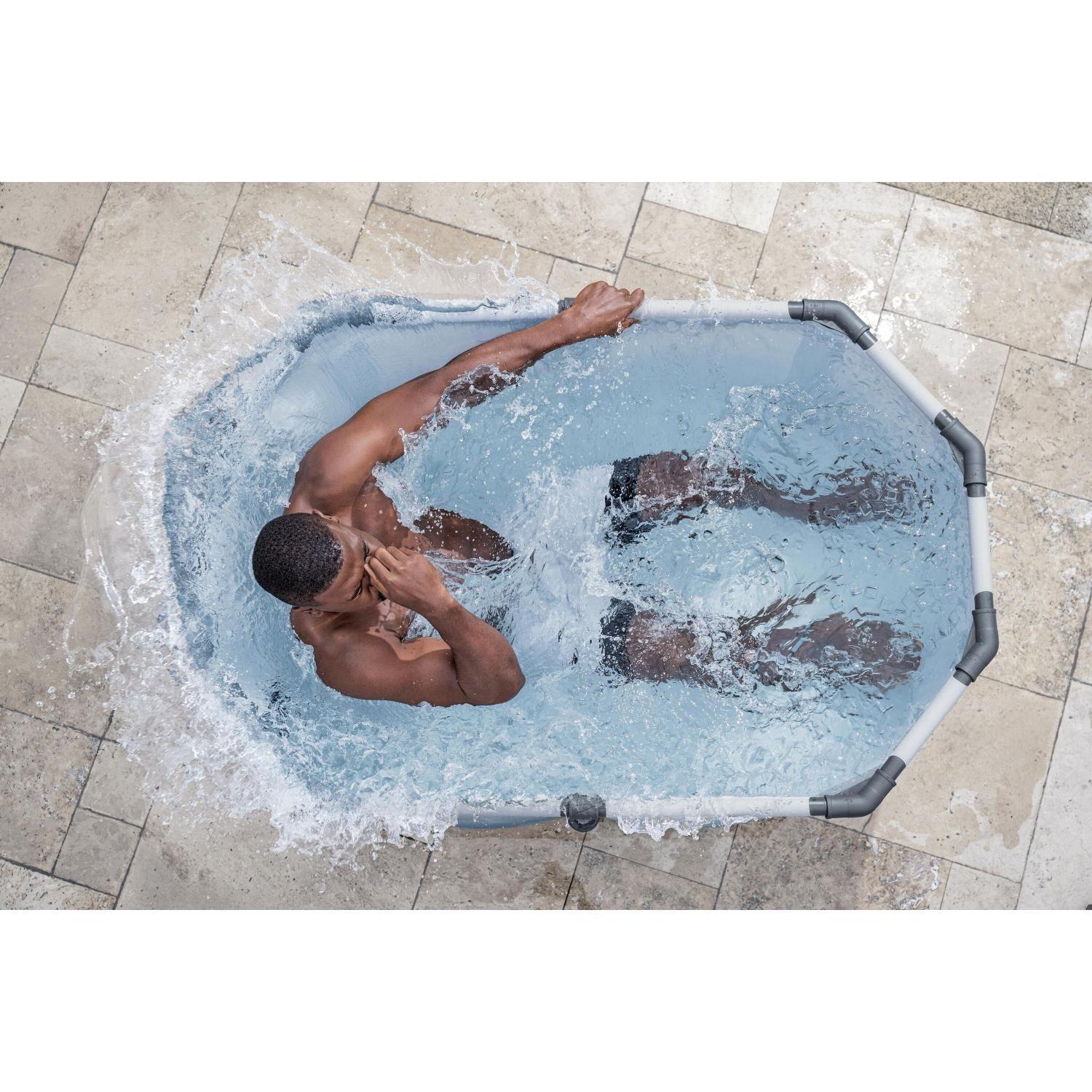 Tina de Hielo Ice Bath Portatil Bestway 2 personas con fitro-5