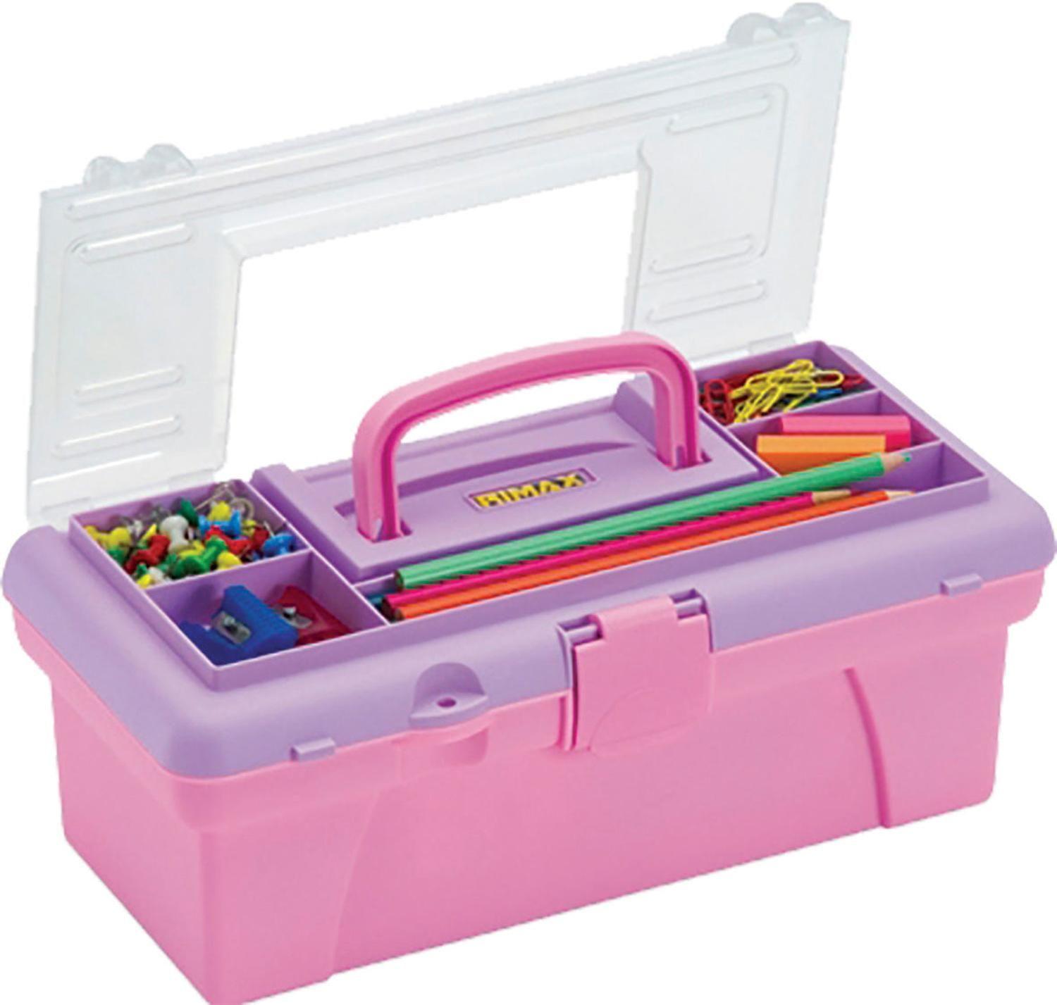 Caja Organizadora Rosada 29.5x15x14 cms Rimax-2