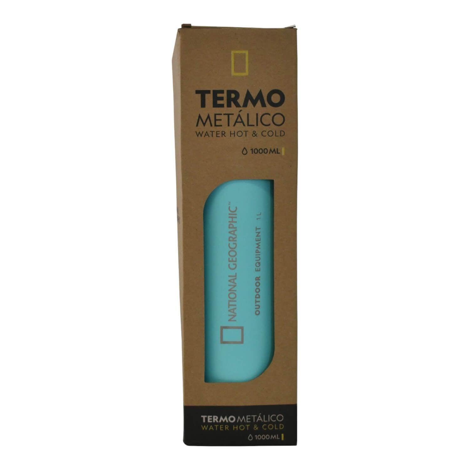Termo Doble Muralla Acero Inox. 1000ML National Geographic-3
