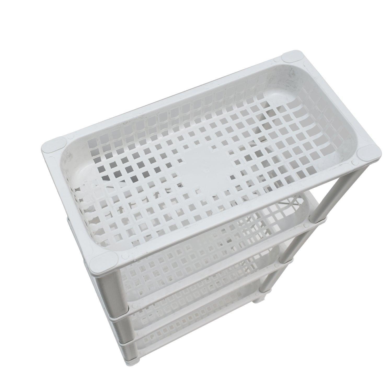 Carro Organizador 4 Niveles Blanco 39x19x73 Cms San Bernardo-3