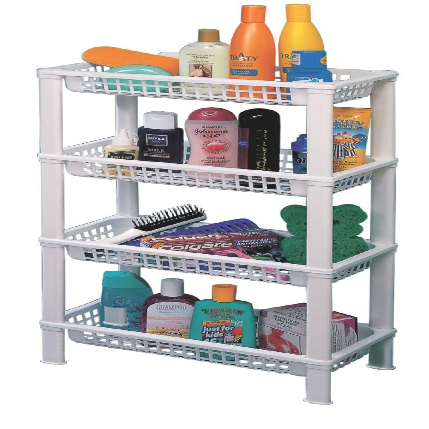 Carro Organizador 4 Niveles Blanco 39x19x73 Cms San Bernardo-4