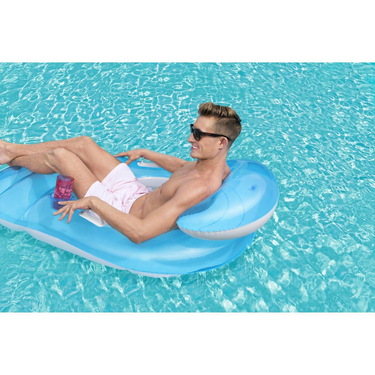 Flotador Sillon Relajante con respaldo y porta vaso 1.53m x 1.02m-5