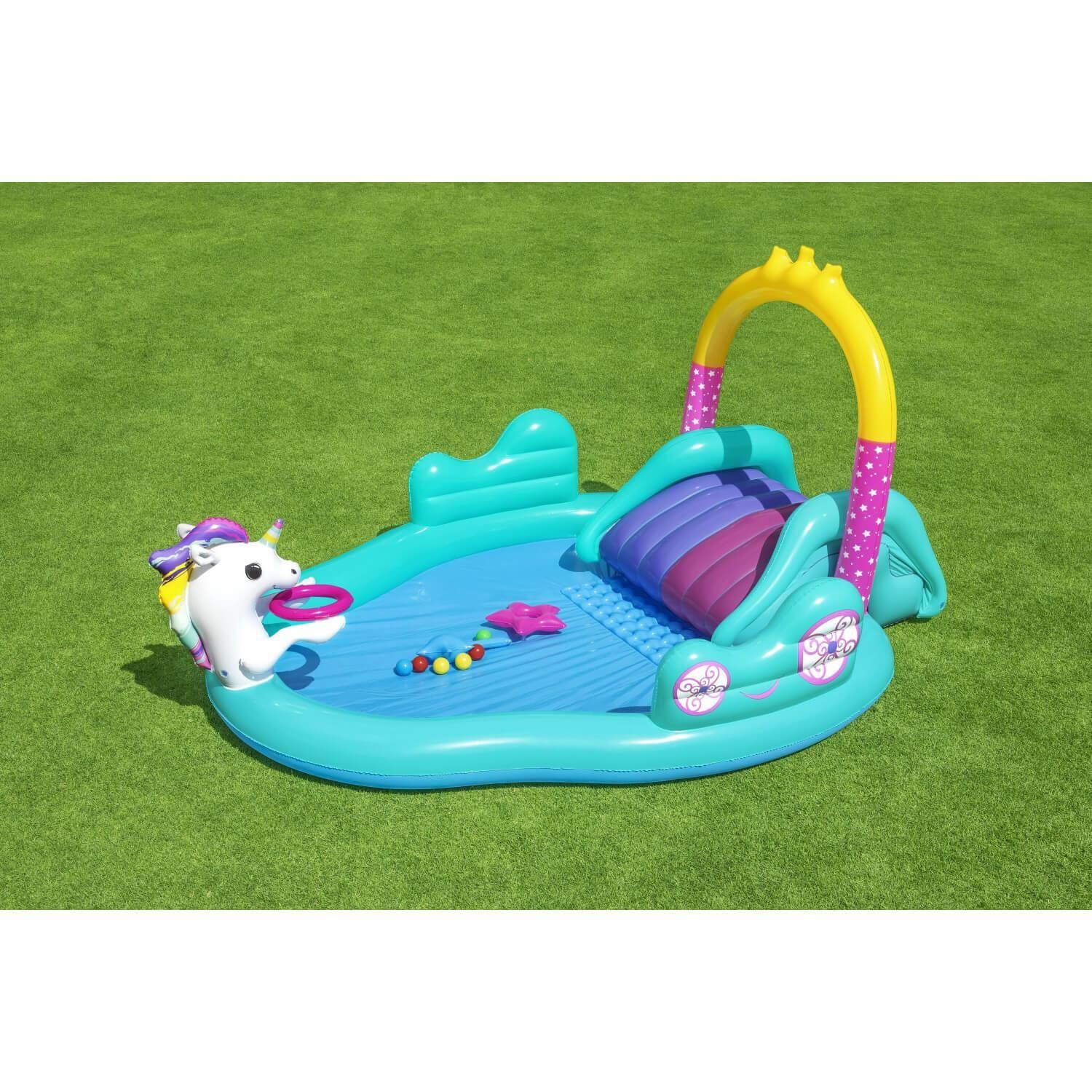 Piscinas y juegos inflable Unicornio 2.74X1.98X1.37M Bestway-8