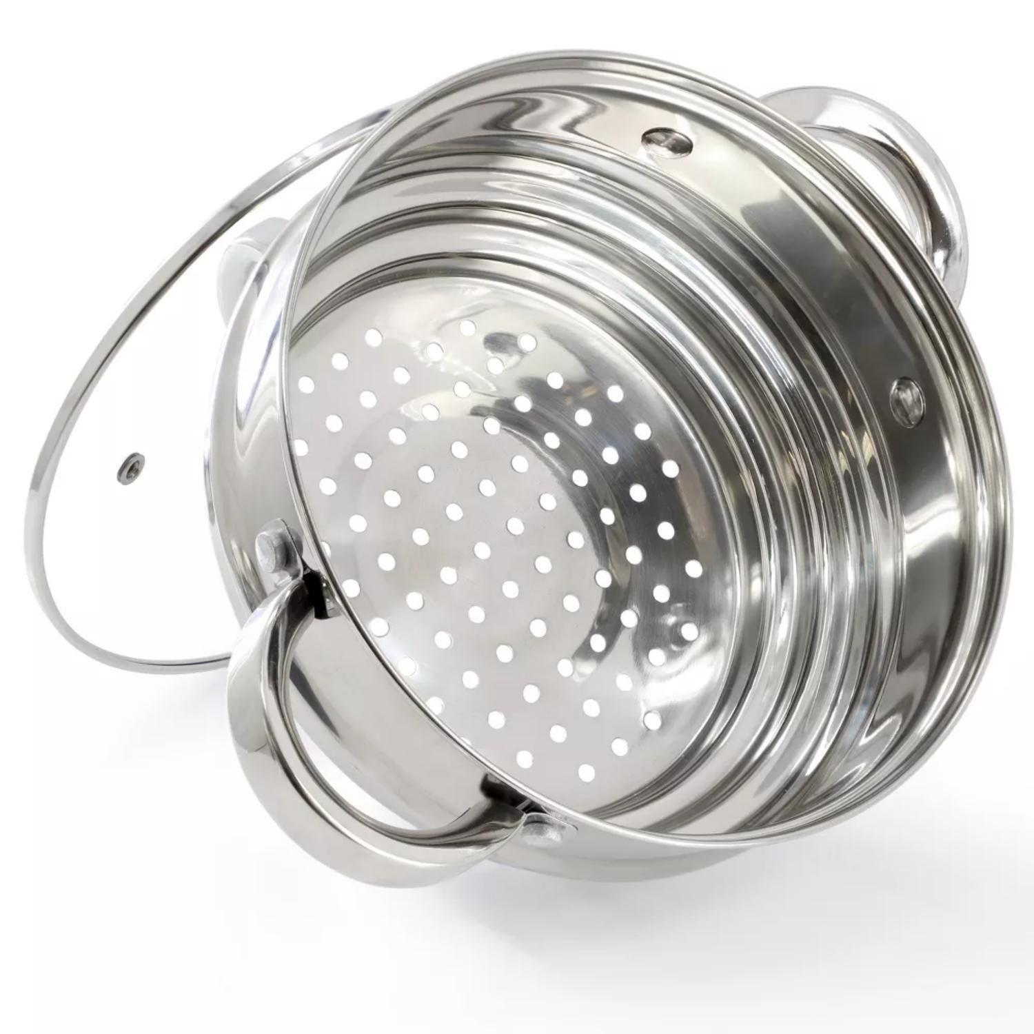 Vaporera universal con tapa acero inoxidable Sangerfield Oster-0