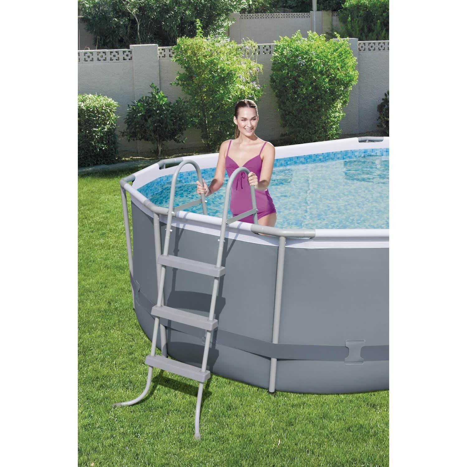 Piscina Bestway Ovalada Filtro + Accesorios 4.27X2.50X1.00M-8
