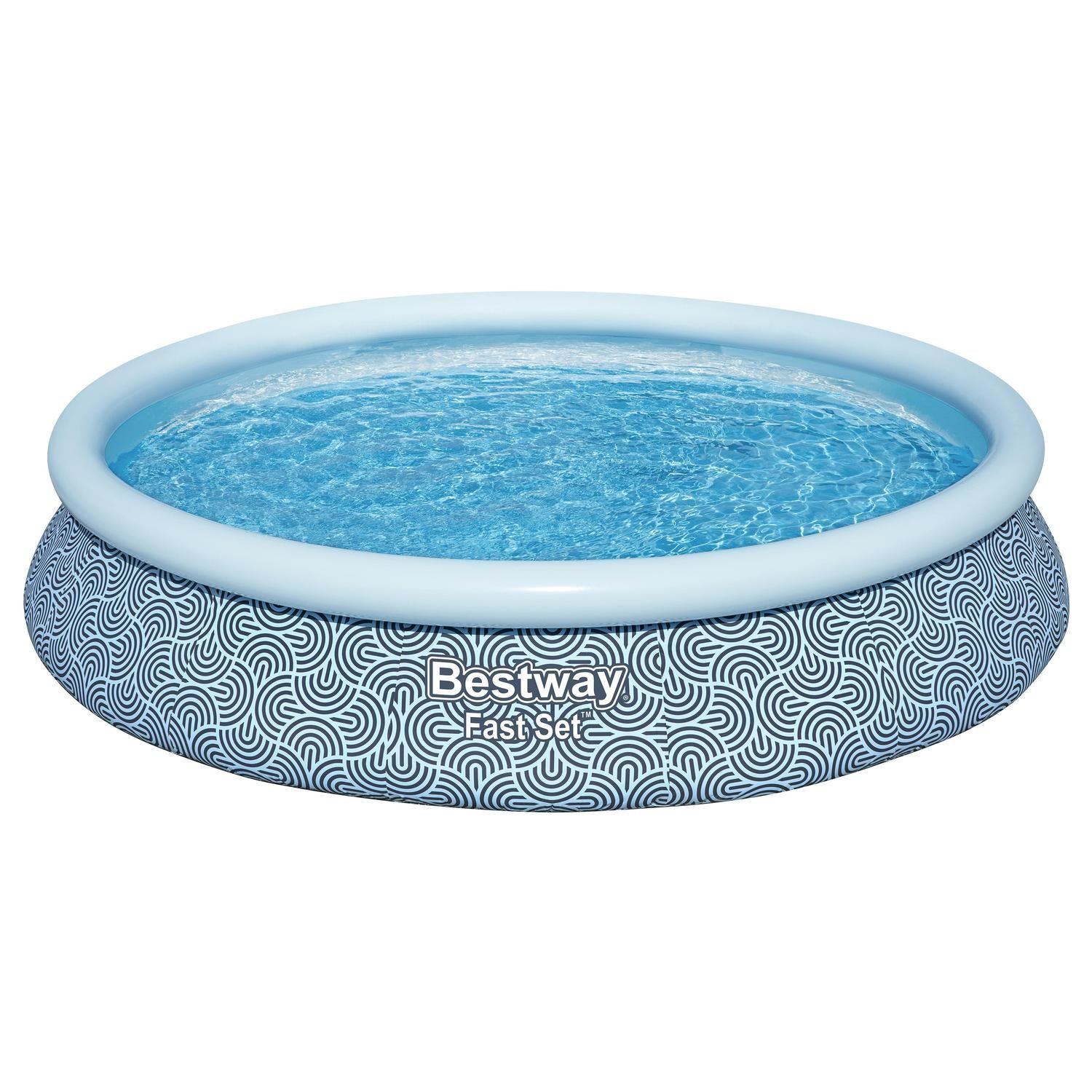 Piscina Bestway Redonda Fácil Armado con filtro 4.57mx84cm-2