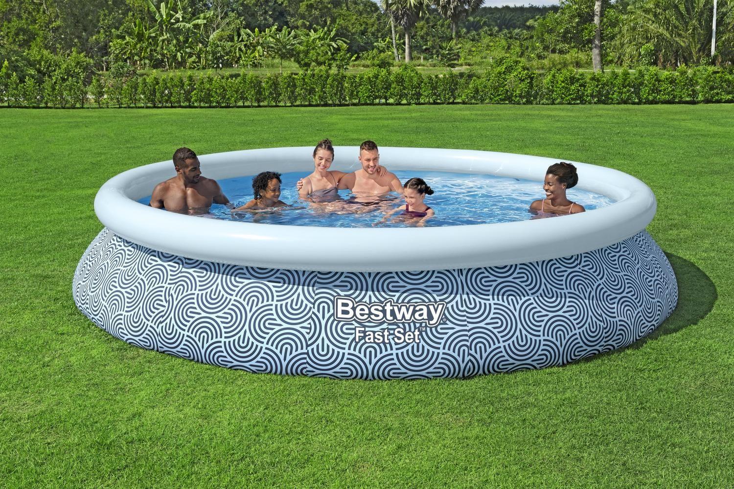 Piscina Bestway Redonda Fácil Armado con filtro 4.57mx84cm-3