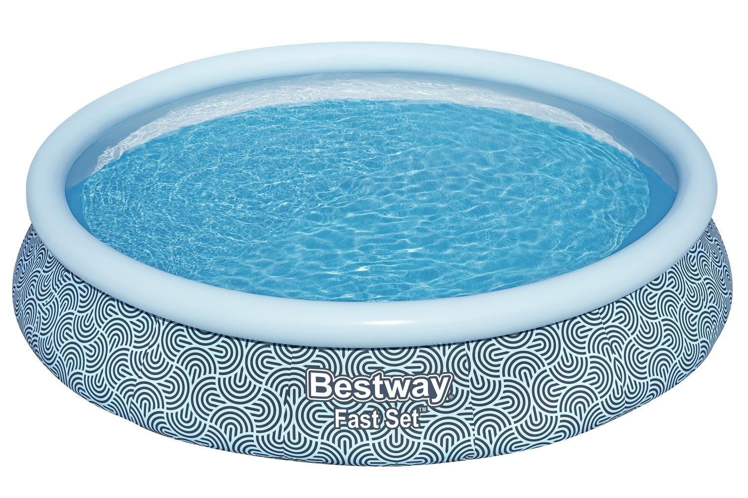 Piscina Bestway Redonda Fácil Armado con filtro 4.57mx84cm-4