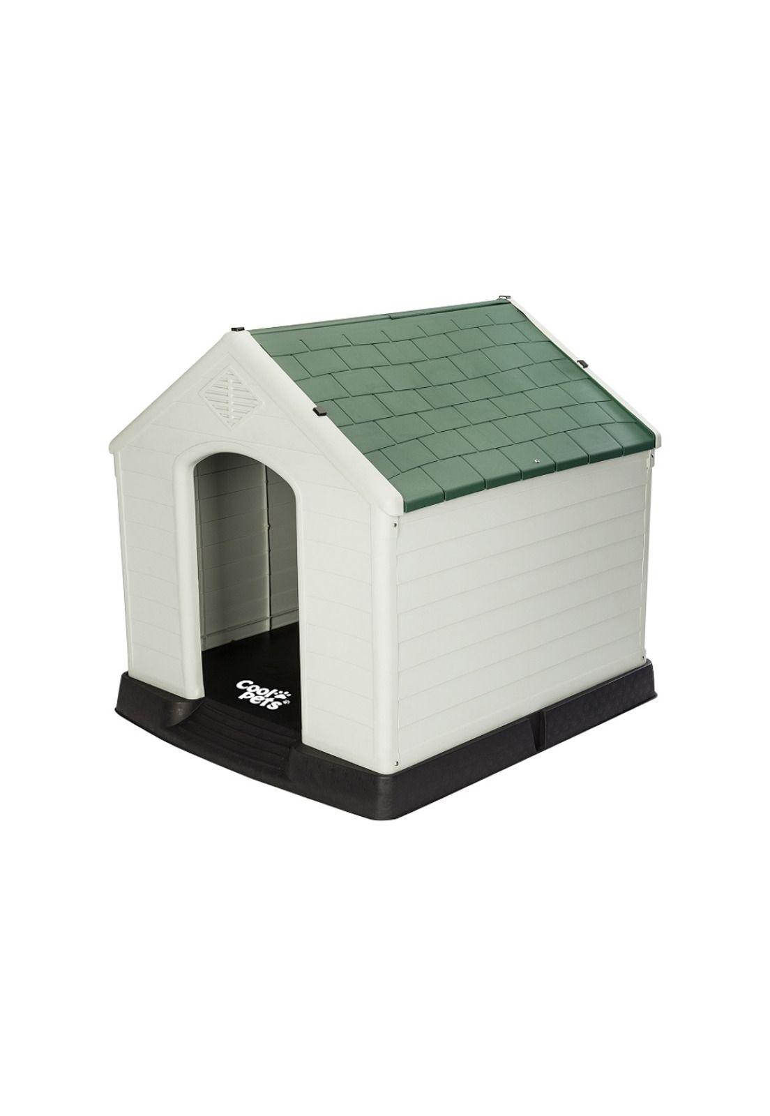 Casa Para Perro Grande Verde 87.7x78.5x81.5 Cms Coolpets-0