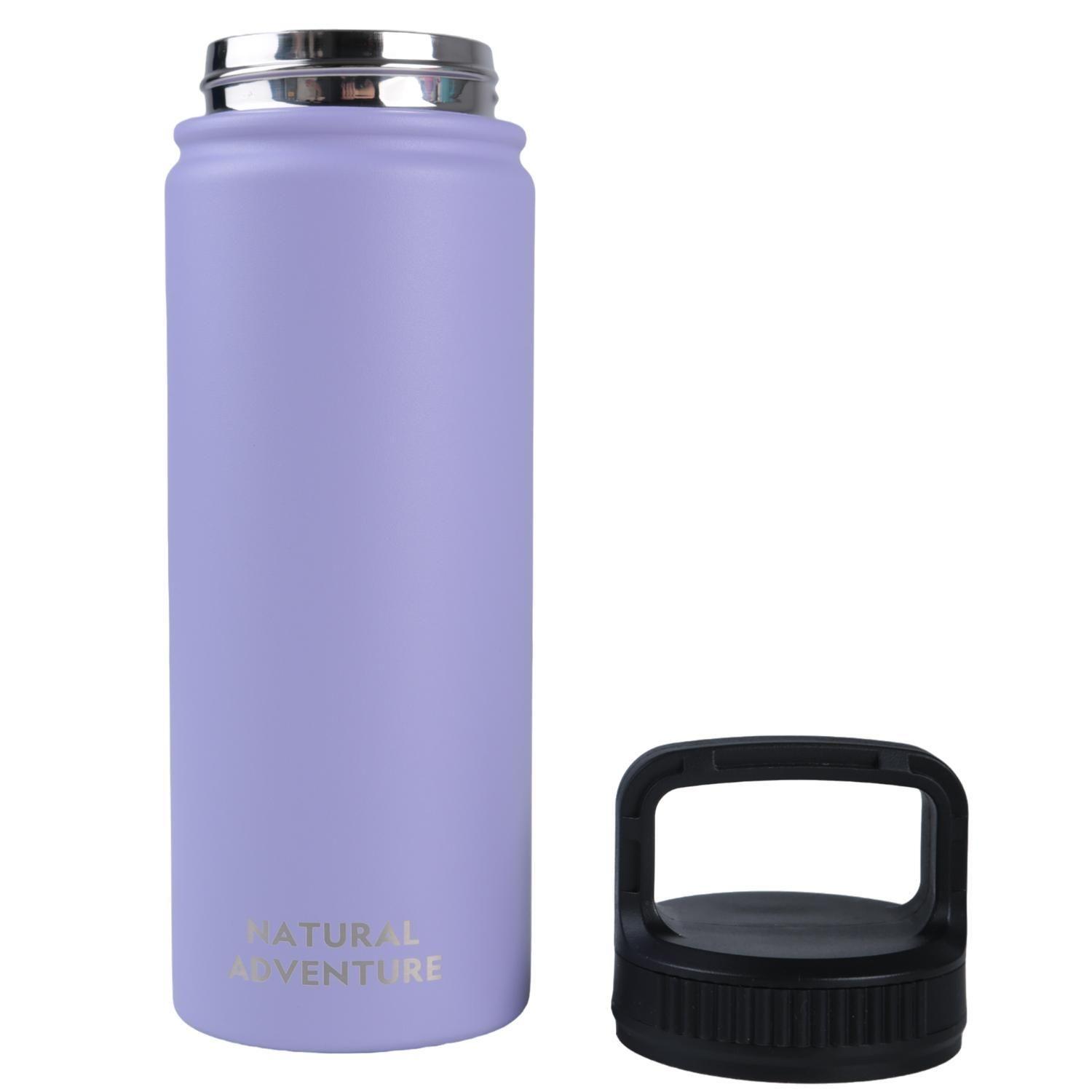 Botella Metálica Térmica Boca Ancha 500ml Lila-2