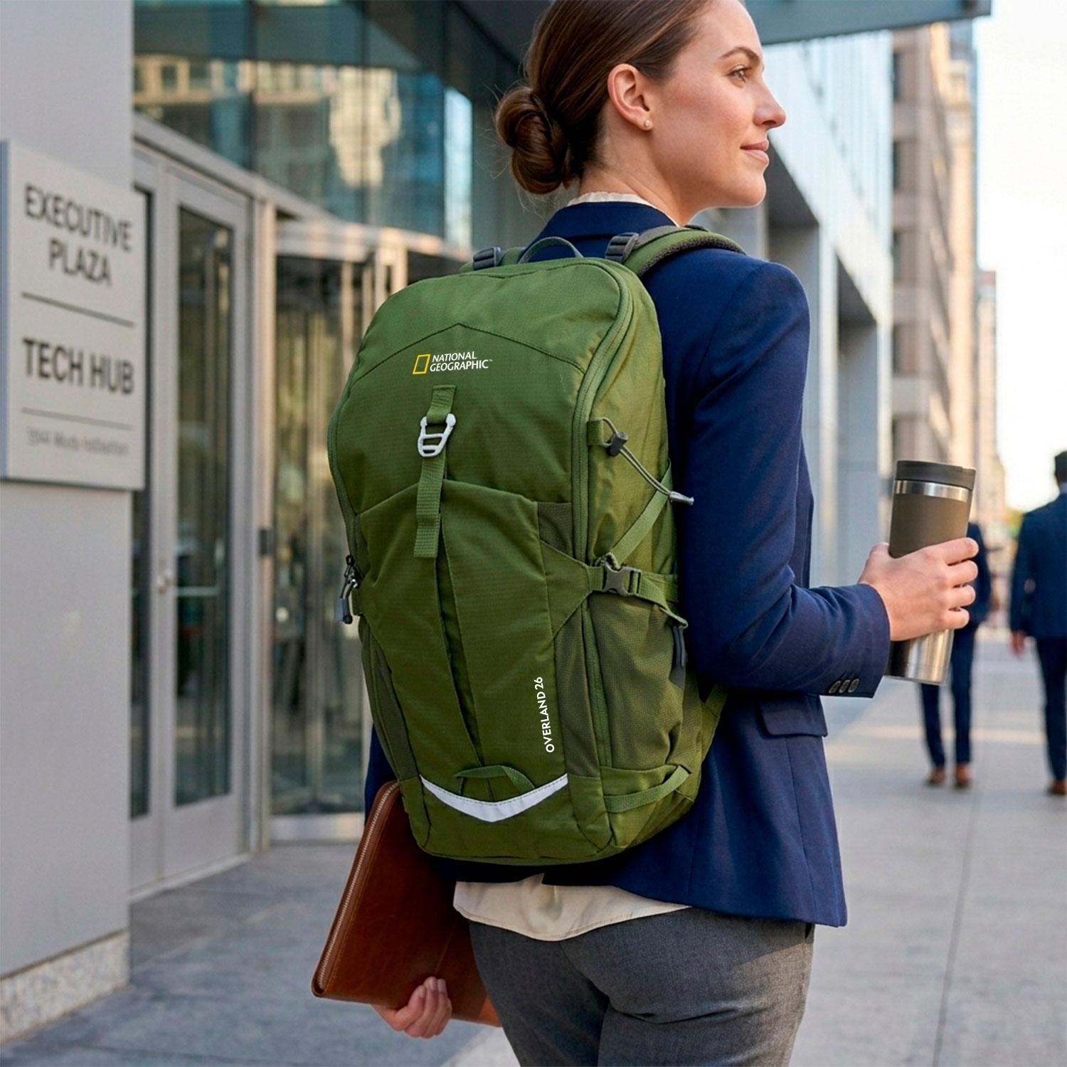Mochila Overland Verde 26 Litros National Geographic-5