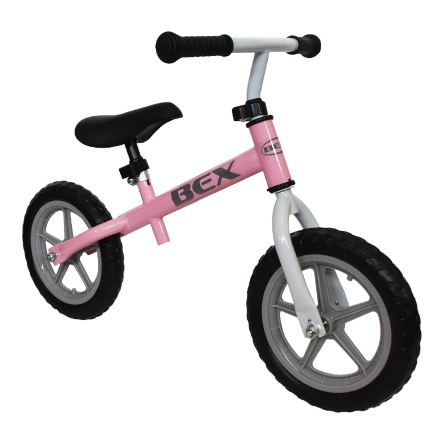 Bicicleta Acero Equilibrio Aprendizaje Sin Pedal Rosada Bex-2