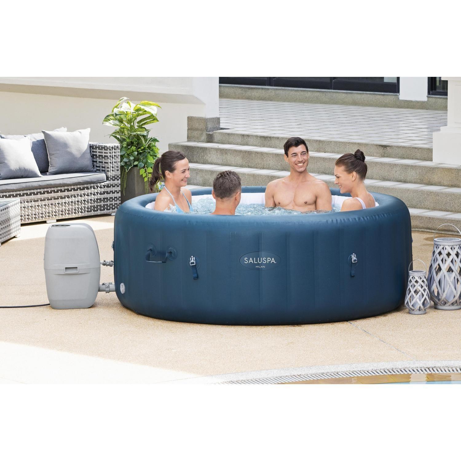 Hot Tub Spa Jacuzzi Milan Airjet Plus 6 Personas Bestway-1