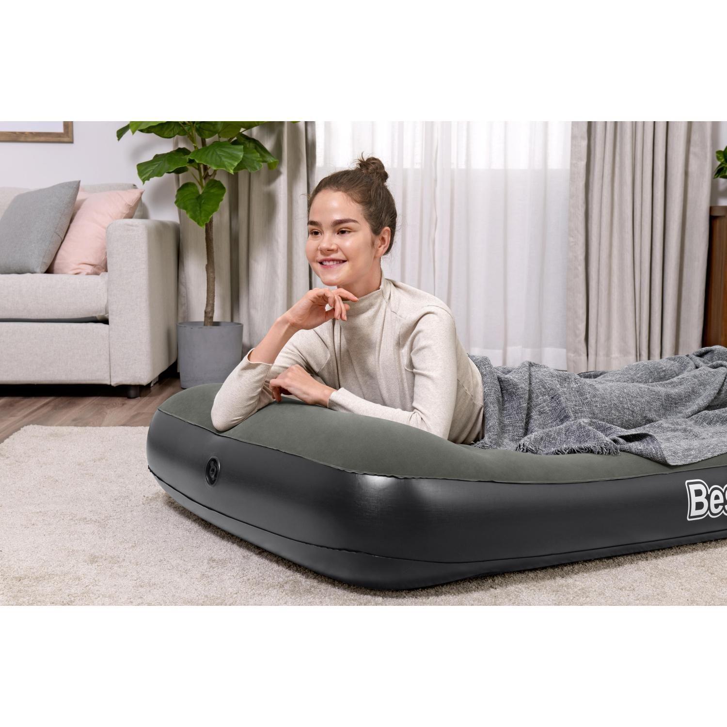 Colchón Inflable Tritech Individual 1 plaza 1.88mx76CmX22Cm-7